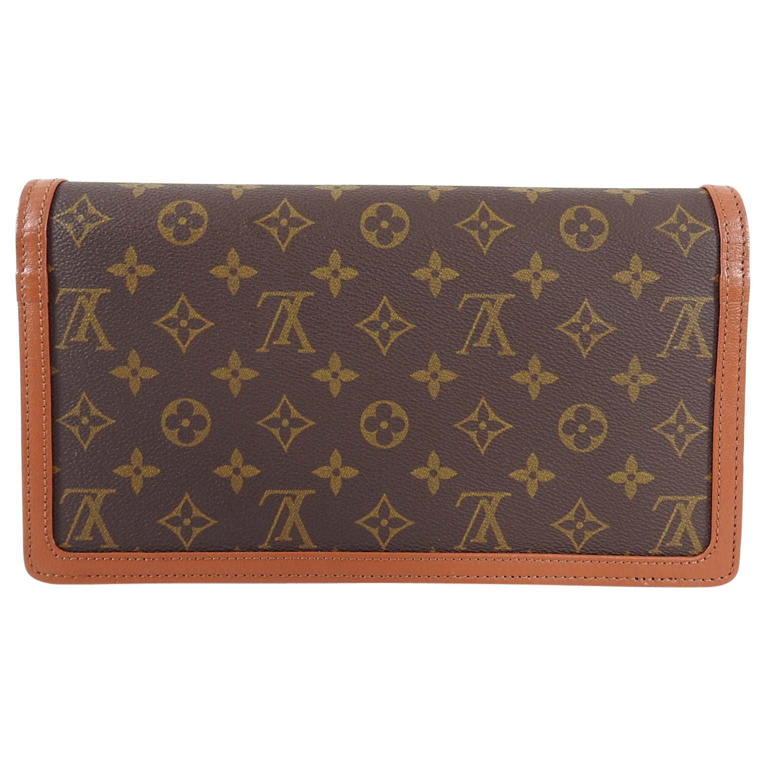 Louis Vuitton Vintage 1990 Pochette Dame GM Monogram Clutch Bag