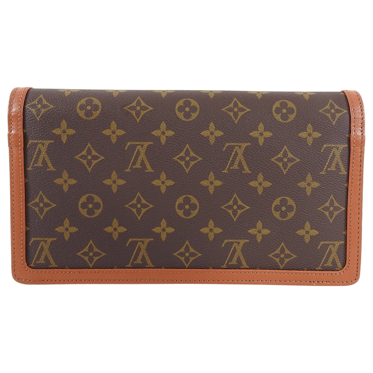 Louis Vuitton Vintage 1990 Pochette Dame GM Monogram Clutch Bag