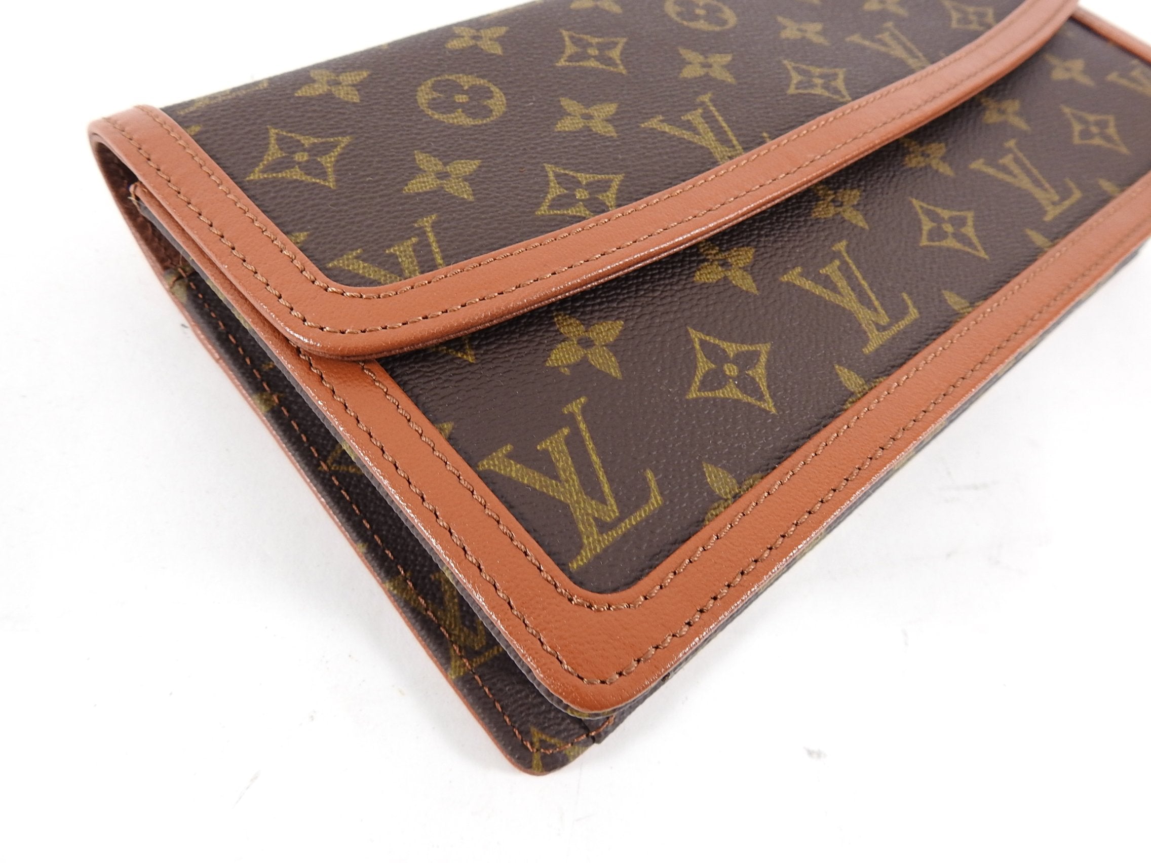 Louis Vuitton Vintage 1990 Pochette Dame GM Monogram Clutch Bag