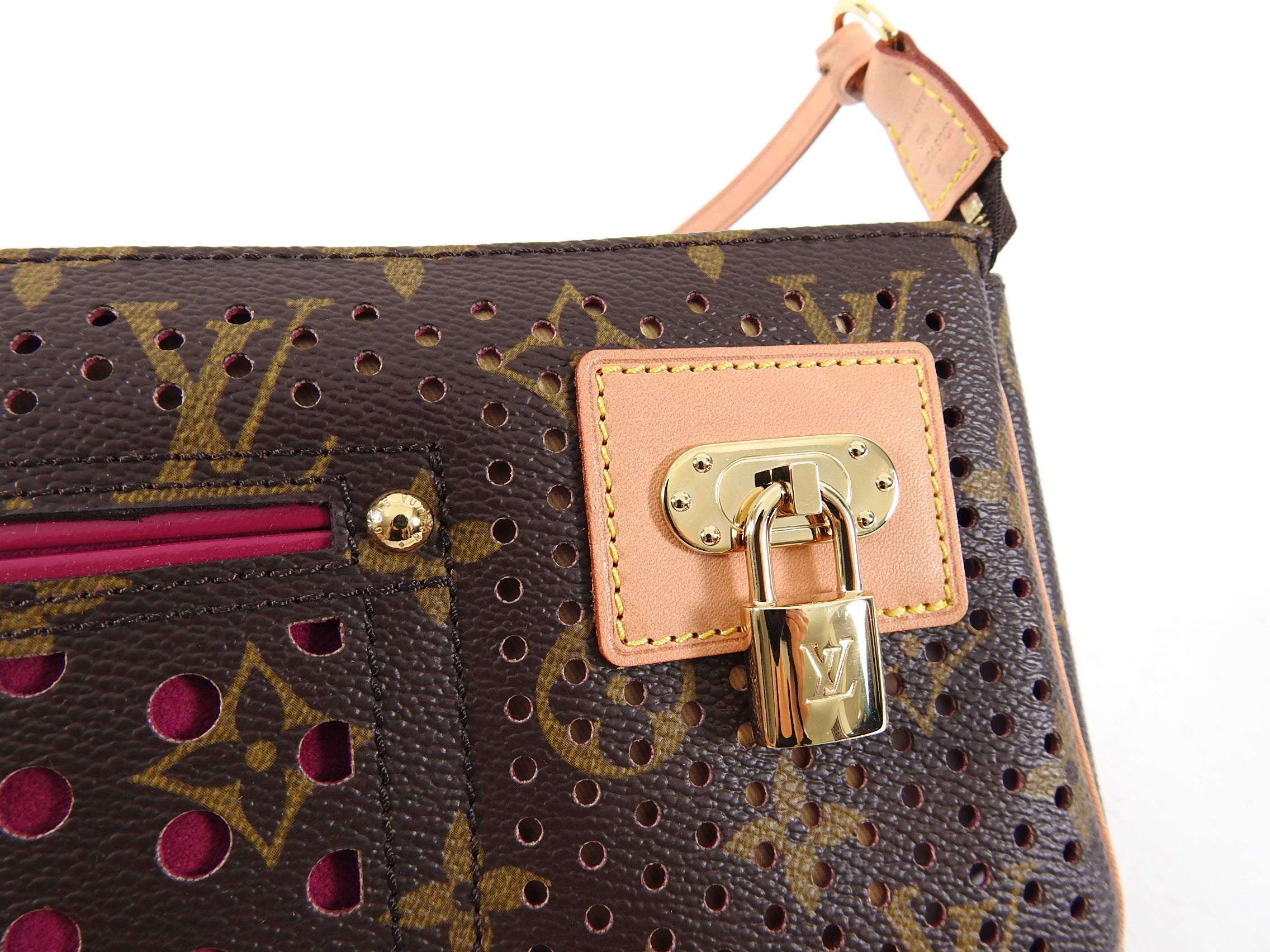 Louis Vuitton Vintage 2006 Monogram Perforated Pochette Accessories
