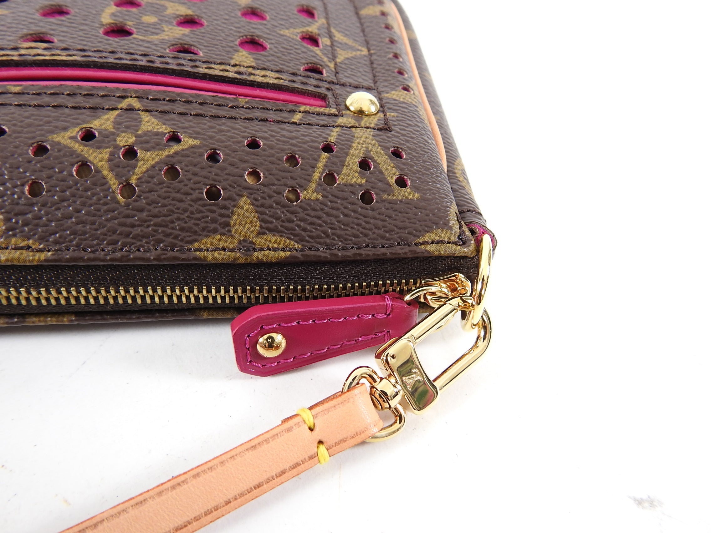 Louis Vuitton Vintage 2006 Monogram Perforated Pochette Accessories