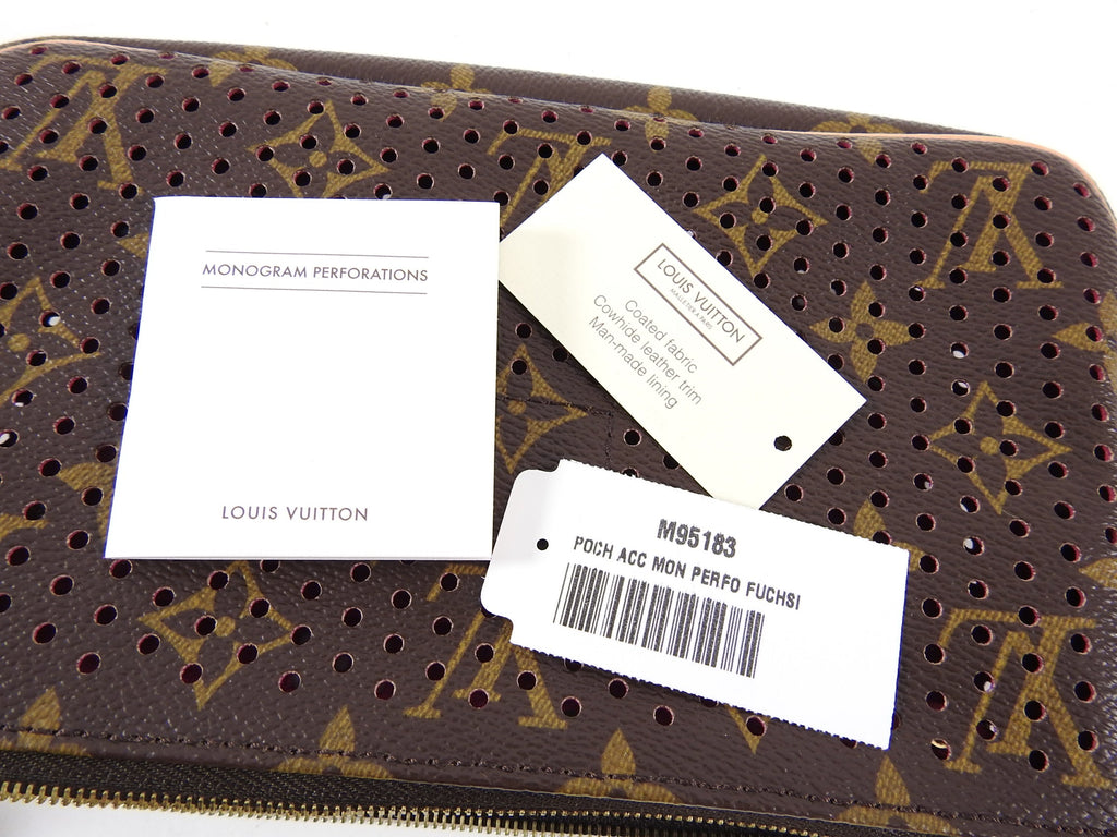 Louis Vuitton Vintage 2006 Monogram Perforated Pochette Accessories