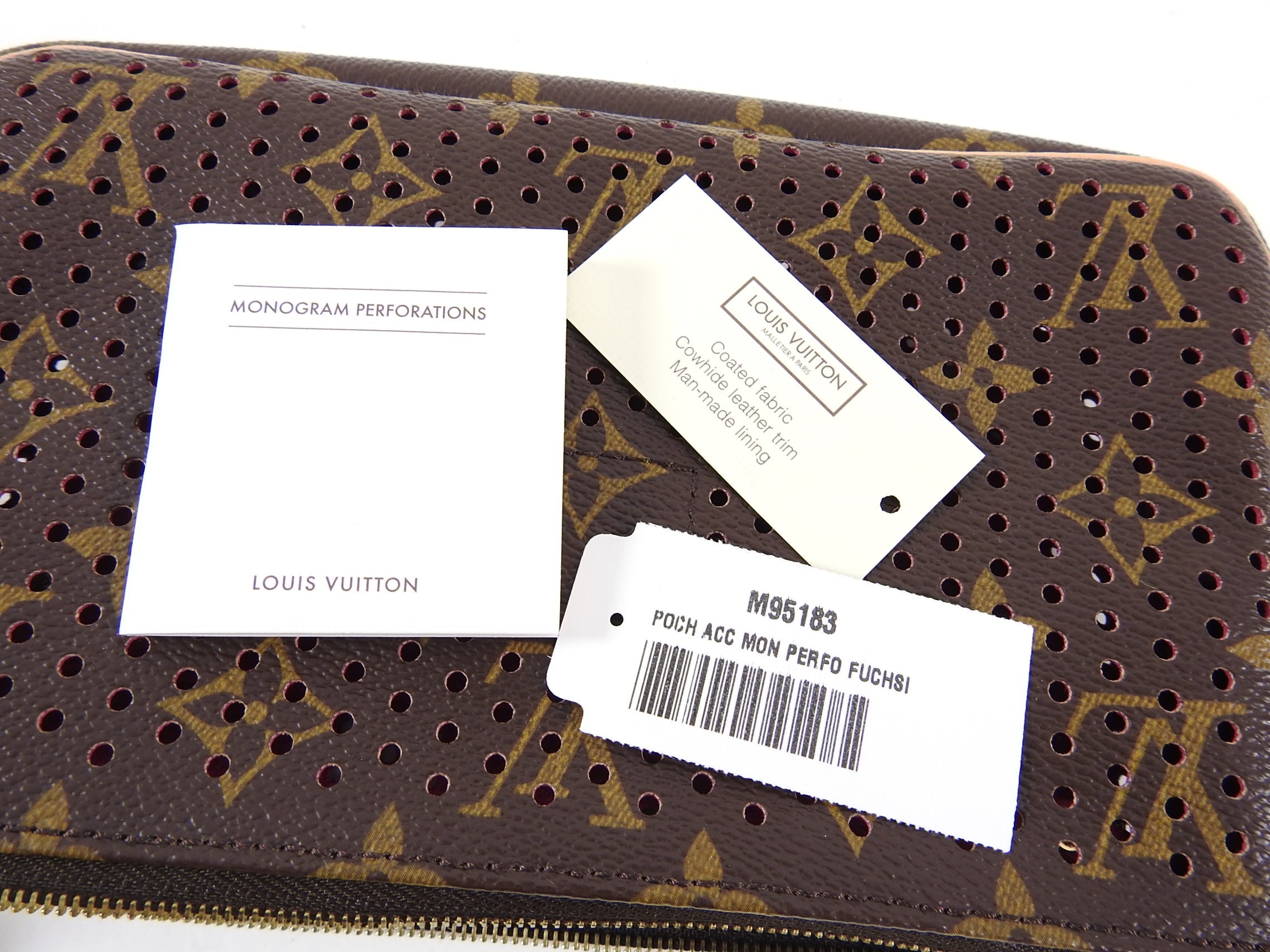 Louis Vuitton Vintage 2006 Monogram Perforated Pochette Accessories