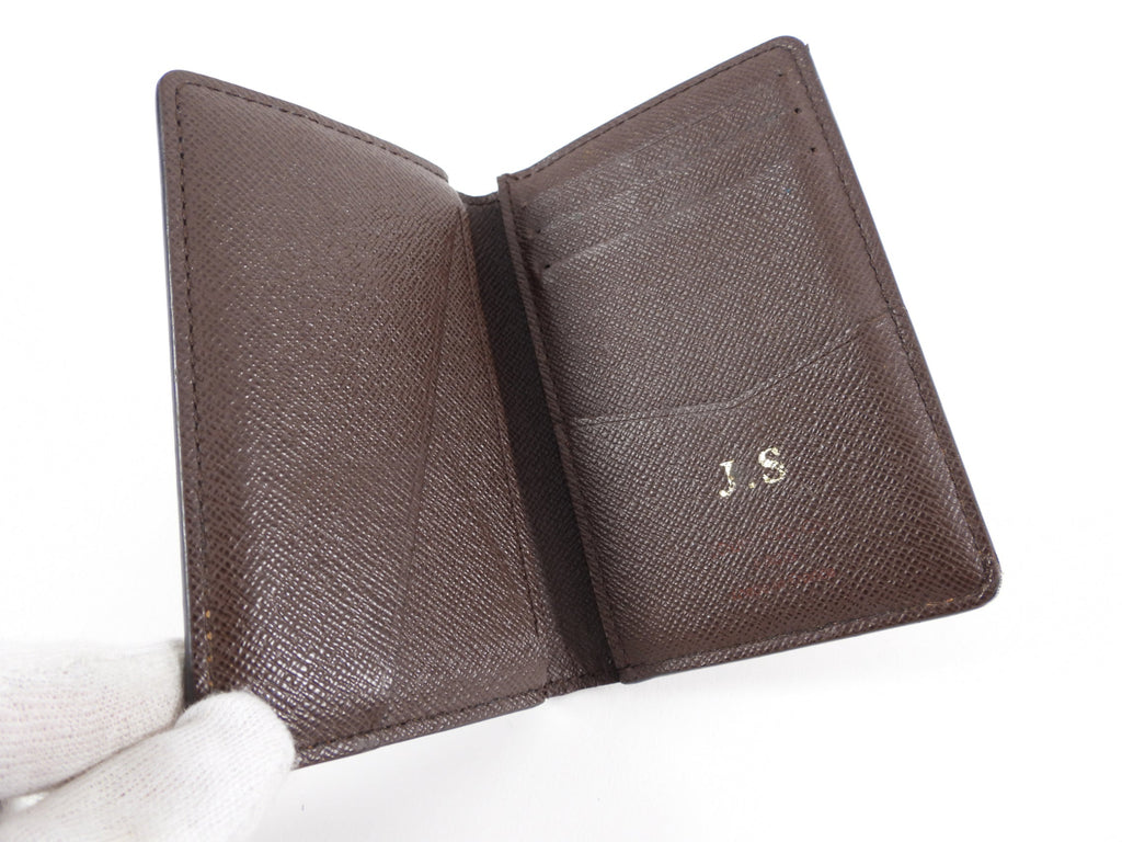 Louis Vuitton Damier Ebene Pocket Organizer  Holder