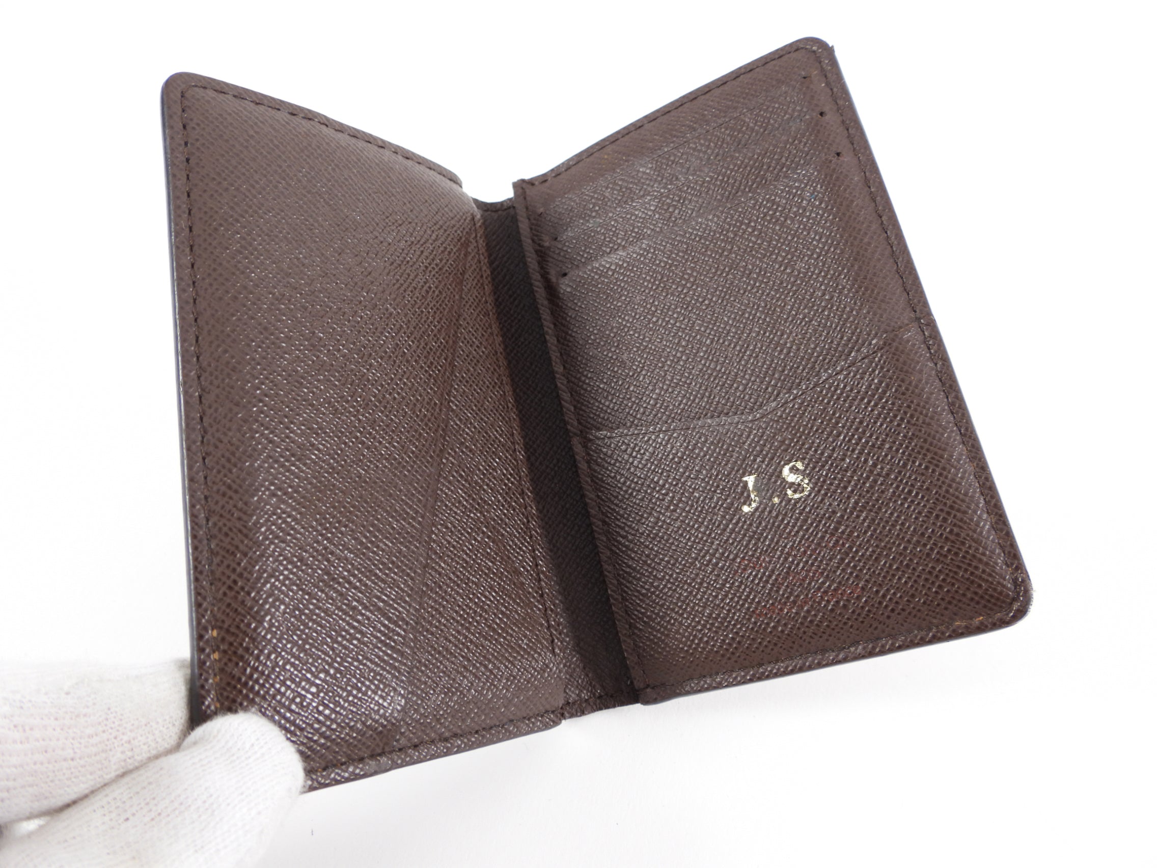 Louis Vuitton Damier Ebene Pocket Organizer  Holder