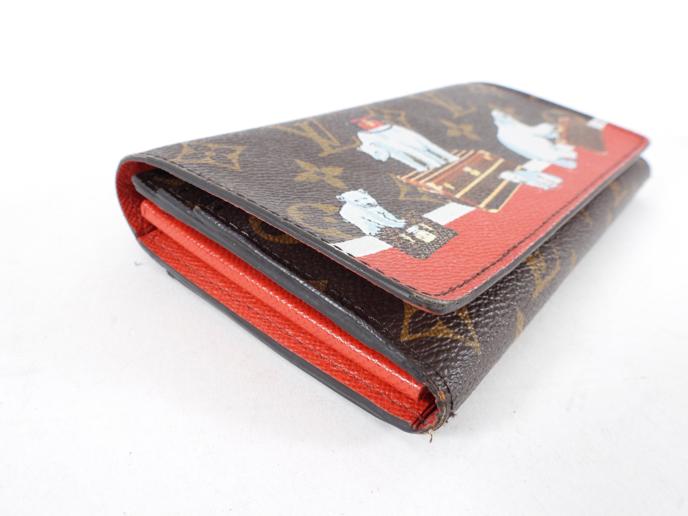 Louis Vuitton Monogram Limited Edition Christmas Polar Bear Wallet