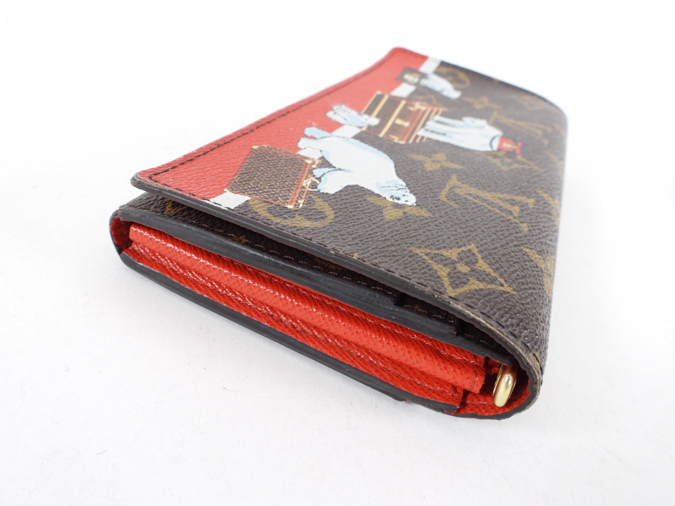 Louis Vuitton Monogram Limited Edition Christmas Polar Bear Wallet