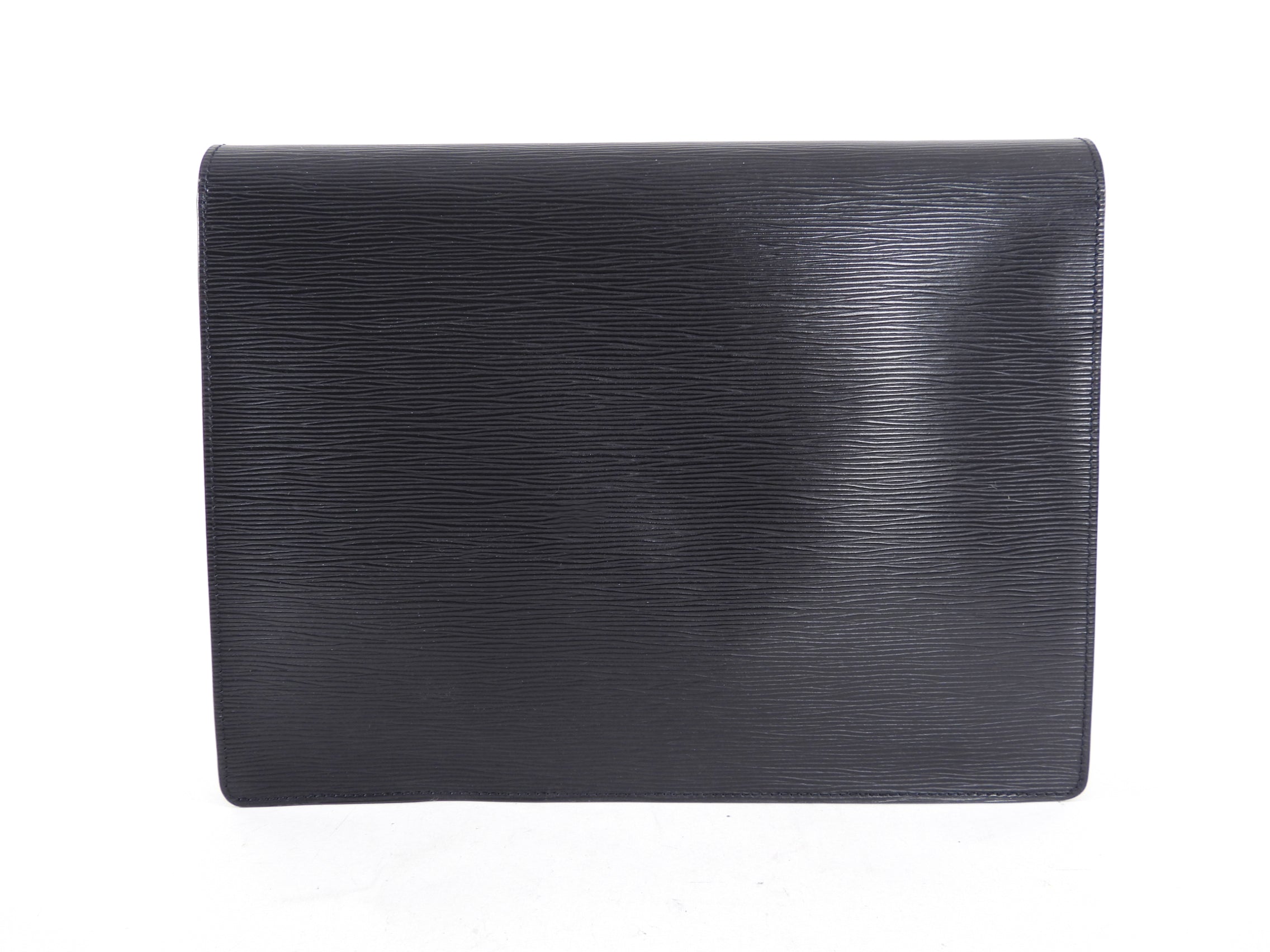 Louis Vuitton Vintage 1990 Black Epi Porte Document Senateur Portfolio