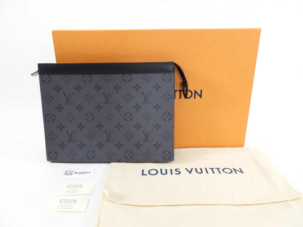 Louis Vuitton Monogram Eclipse Canvas Pochette Voyage MM