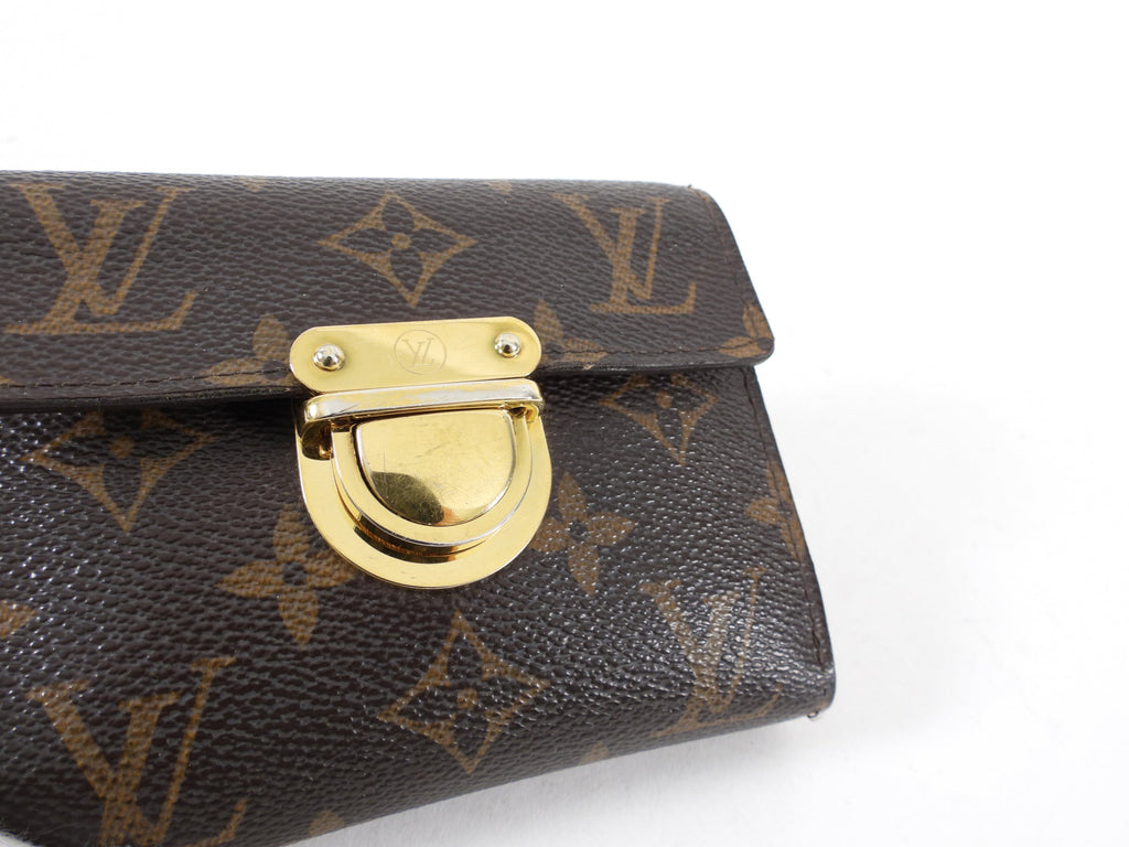 Louis Vuitton Monogram Canvas Push Clasp Wallet