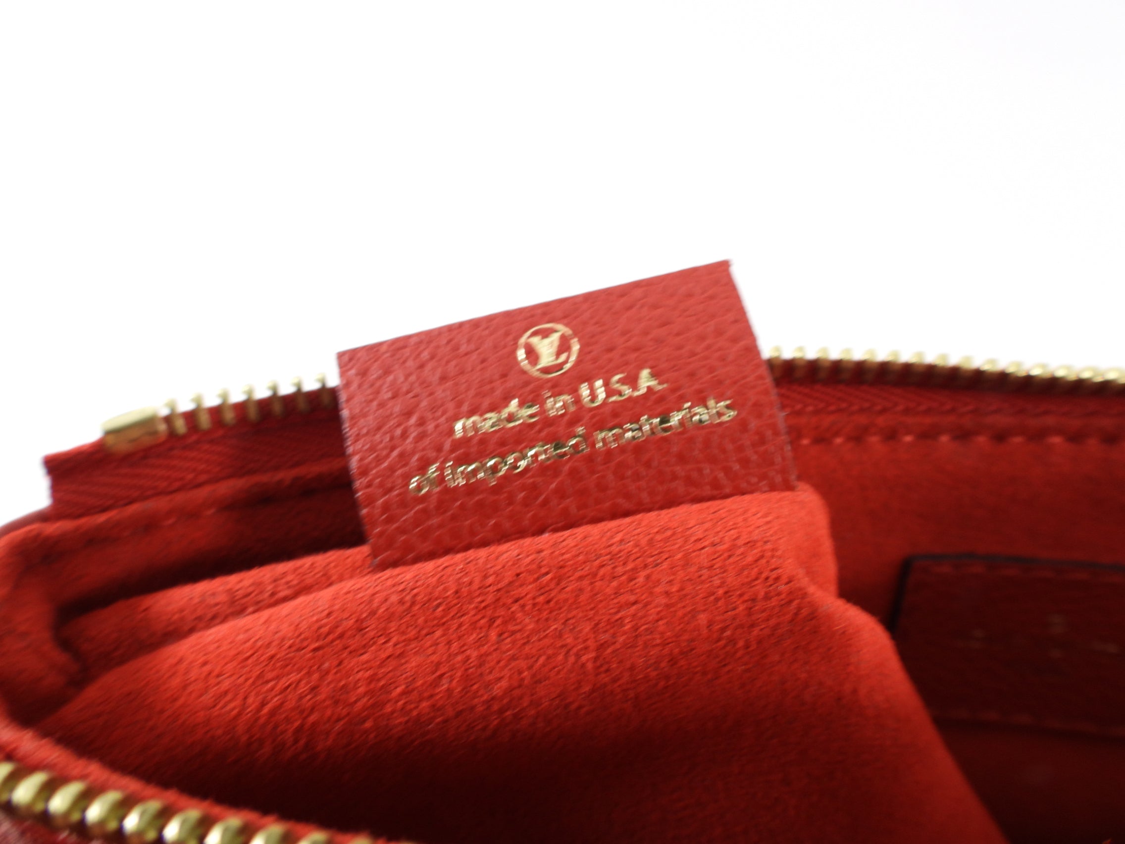 Louis Vuitton Red Empreinte Leather Twice Crossbody Bag