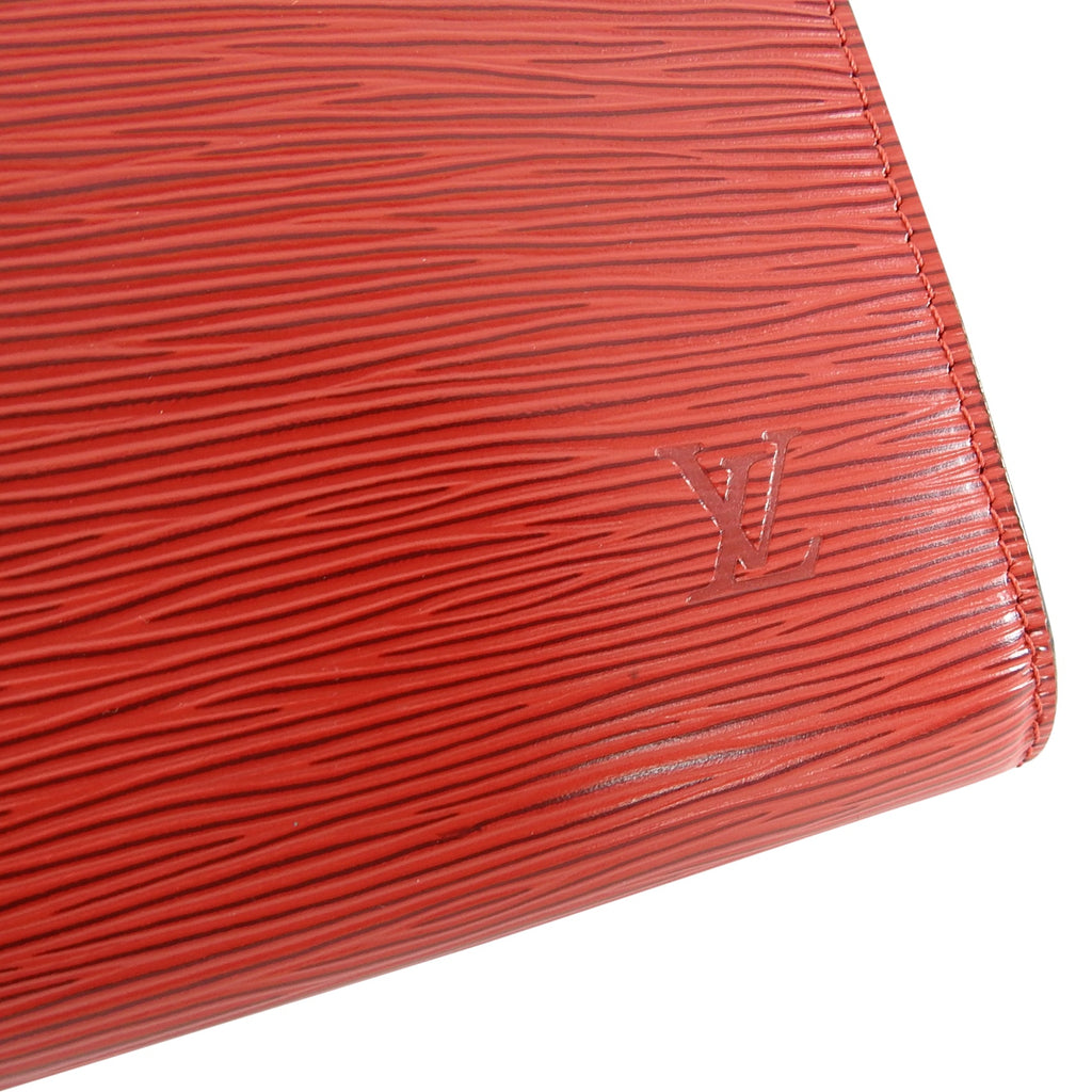 Louis Vuitton Red Epi Leather Small Pochette Bag