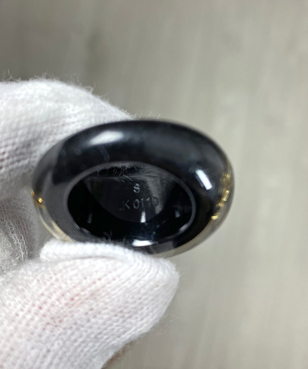 Louis Vuitton Resin Gold Initial Ring - 5.5