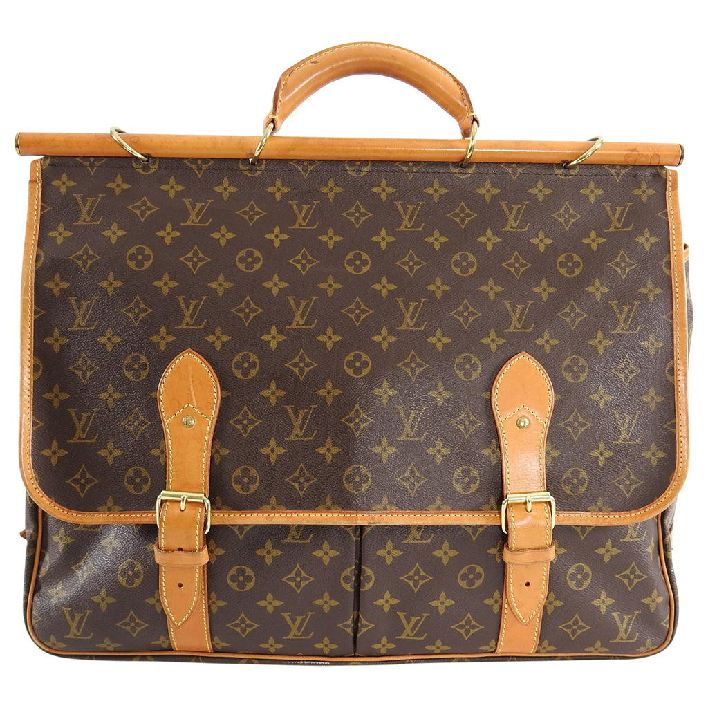 Louis Vuitton Monogram Canvas Sac Chasse Hunting Travel Bag