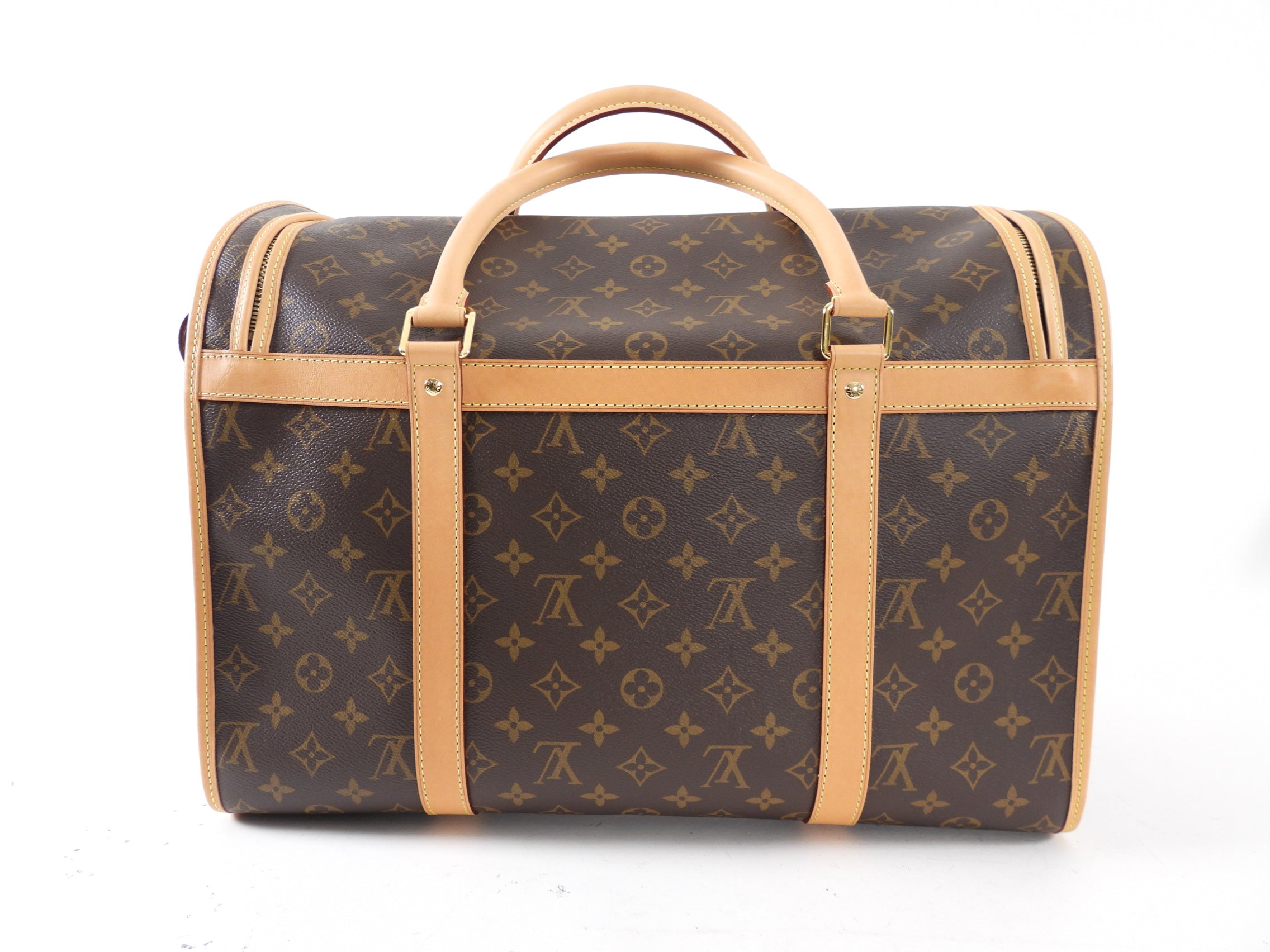Louis Vuitton Monogram Sac Chien NM Pet Carrier Travel Bag 45