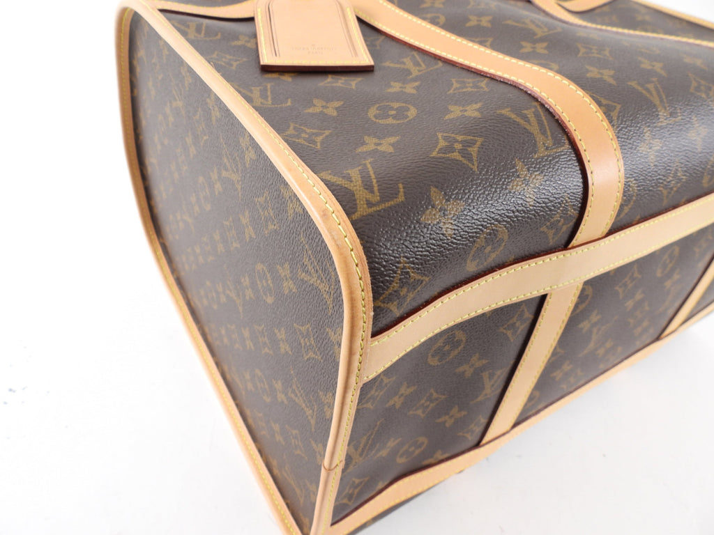 Louis Vuitton Monogram Sac Chien NM Pet Carrier Travel Bag 45