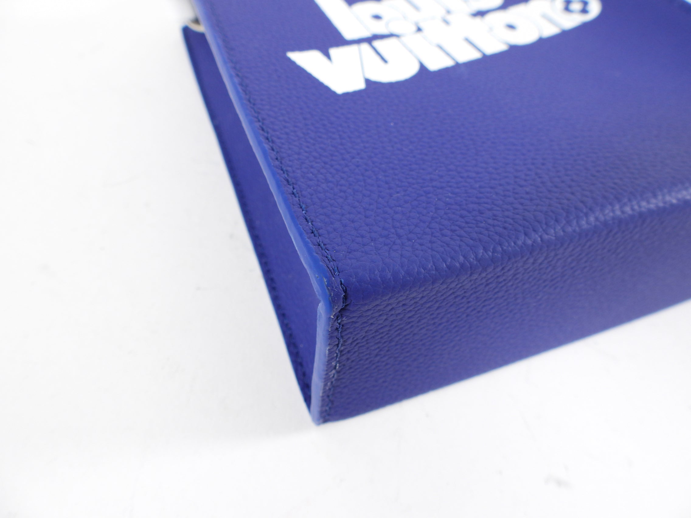 Louis Vuitton AW 2021 Virgil Abloh Blue Sac Plat XS Crossbody Bag
