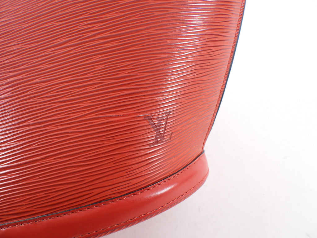 Louis Vuitton Vintage 1996 Red Epi Leather Saint Jacques GM Tote Bag