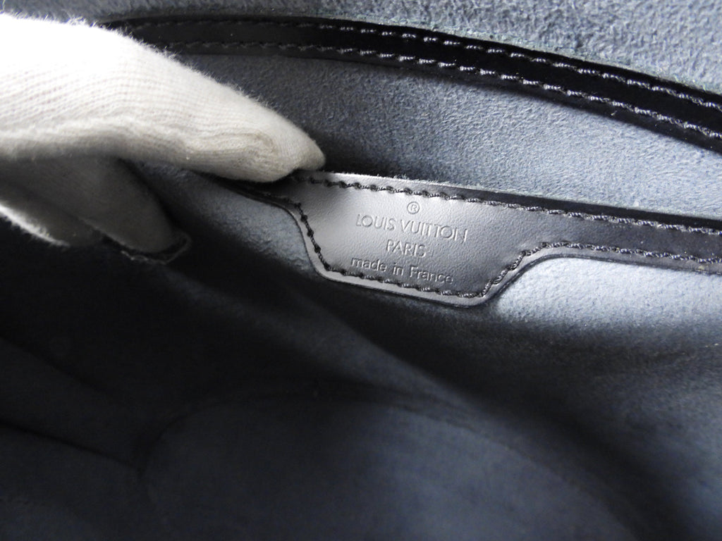 Louis Vuitton Black Epi Leather Saint-Jacques Shoulder Tote Bag
