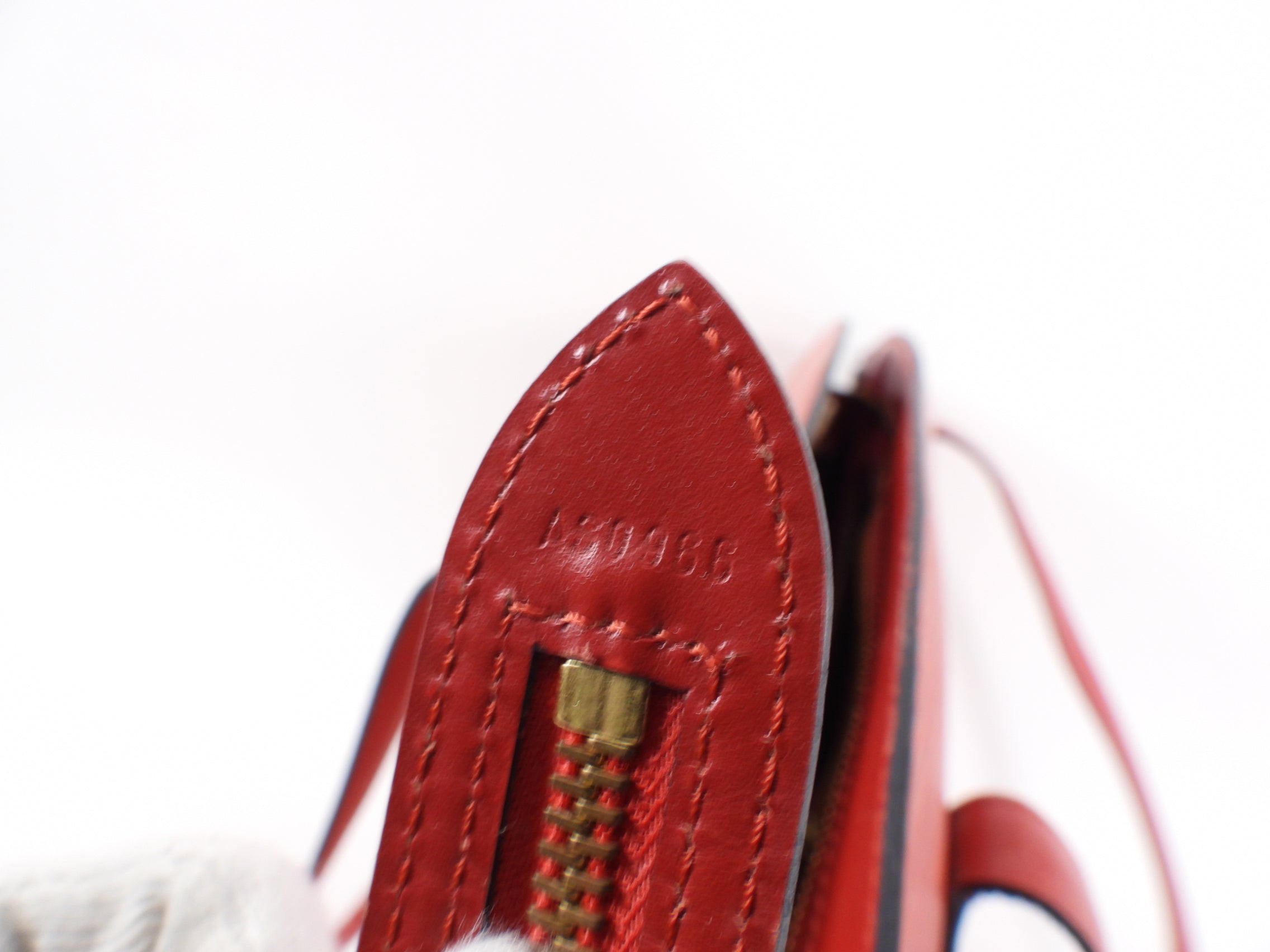 Louis Vuitton Vintage 1996 Red Epi Leather Saint Jacques GM Tote Bag