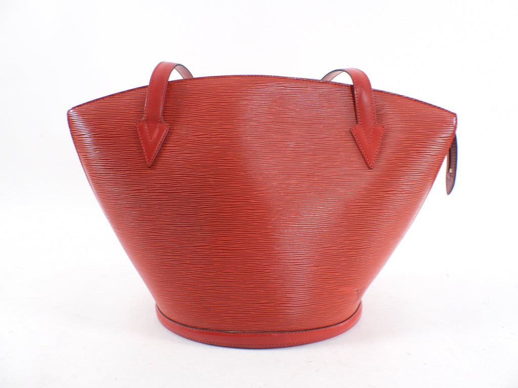 Louis Vuitton Vintage 1996 Red Epi Leather Saint Jacques GM Tote Bag
