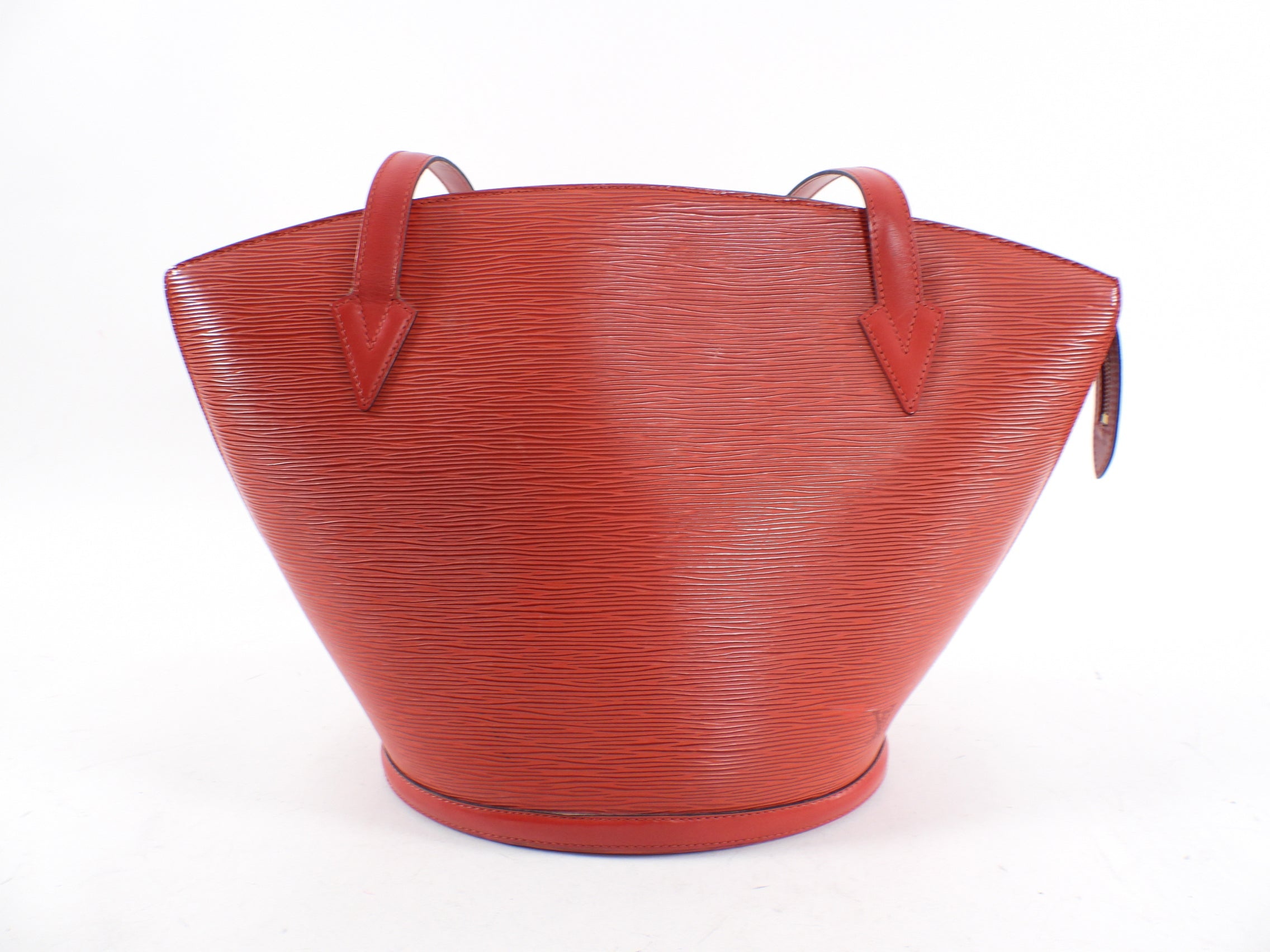 Louis Vuitton Vintage 1996 Red Epi Leather Saint Jacques GM Tote Bag