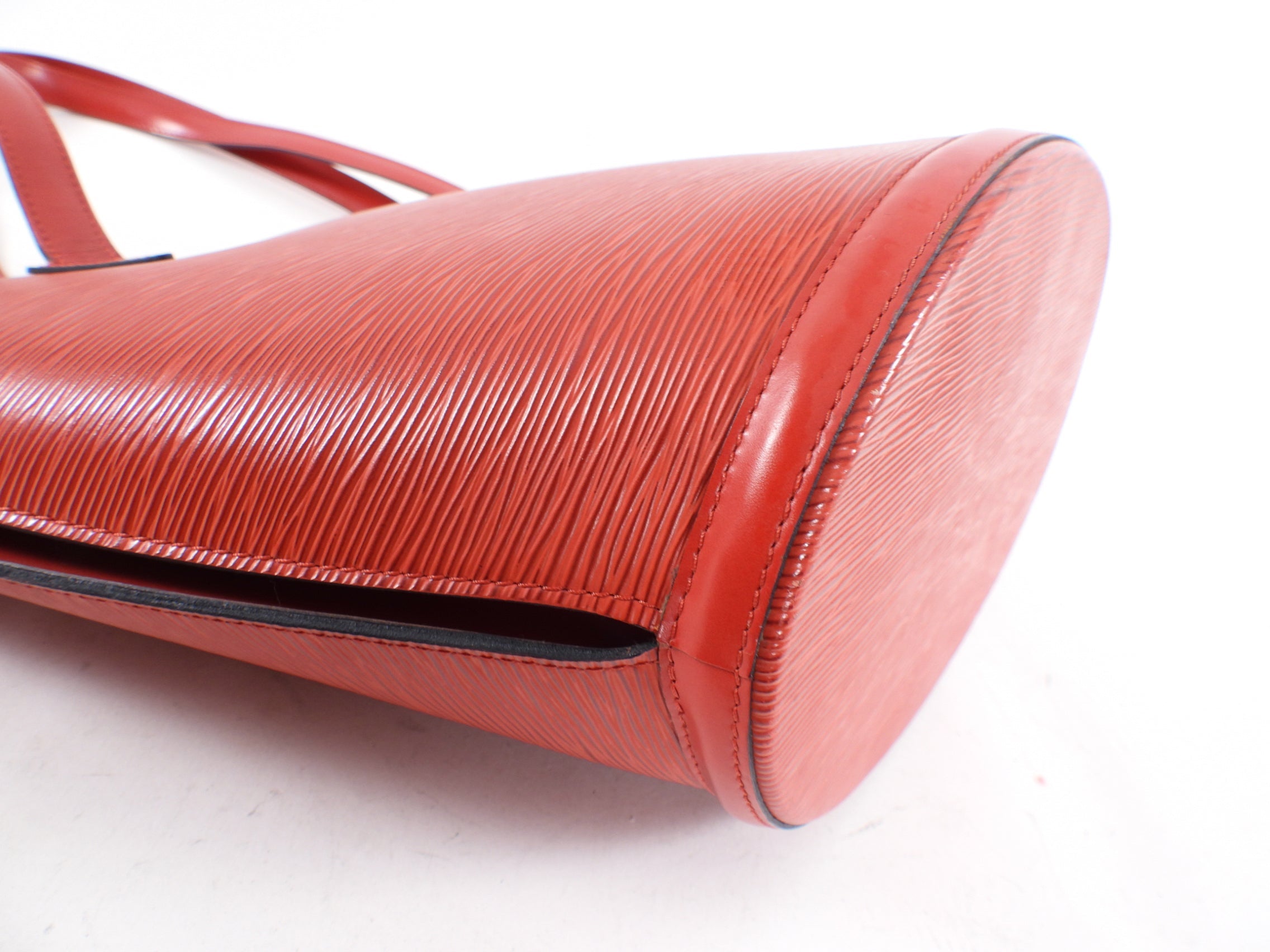 Louis Vuitton Vintage 1996 Red Epi Leather Saint Jacques GM Tote Bag