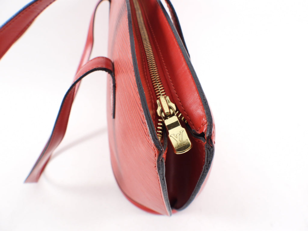 Louis Vuitton Vintage 1996 Red Epi Leather Saint Jacques GM Tote Bag