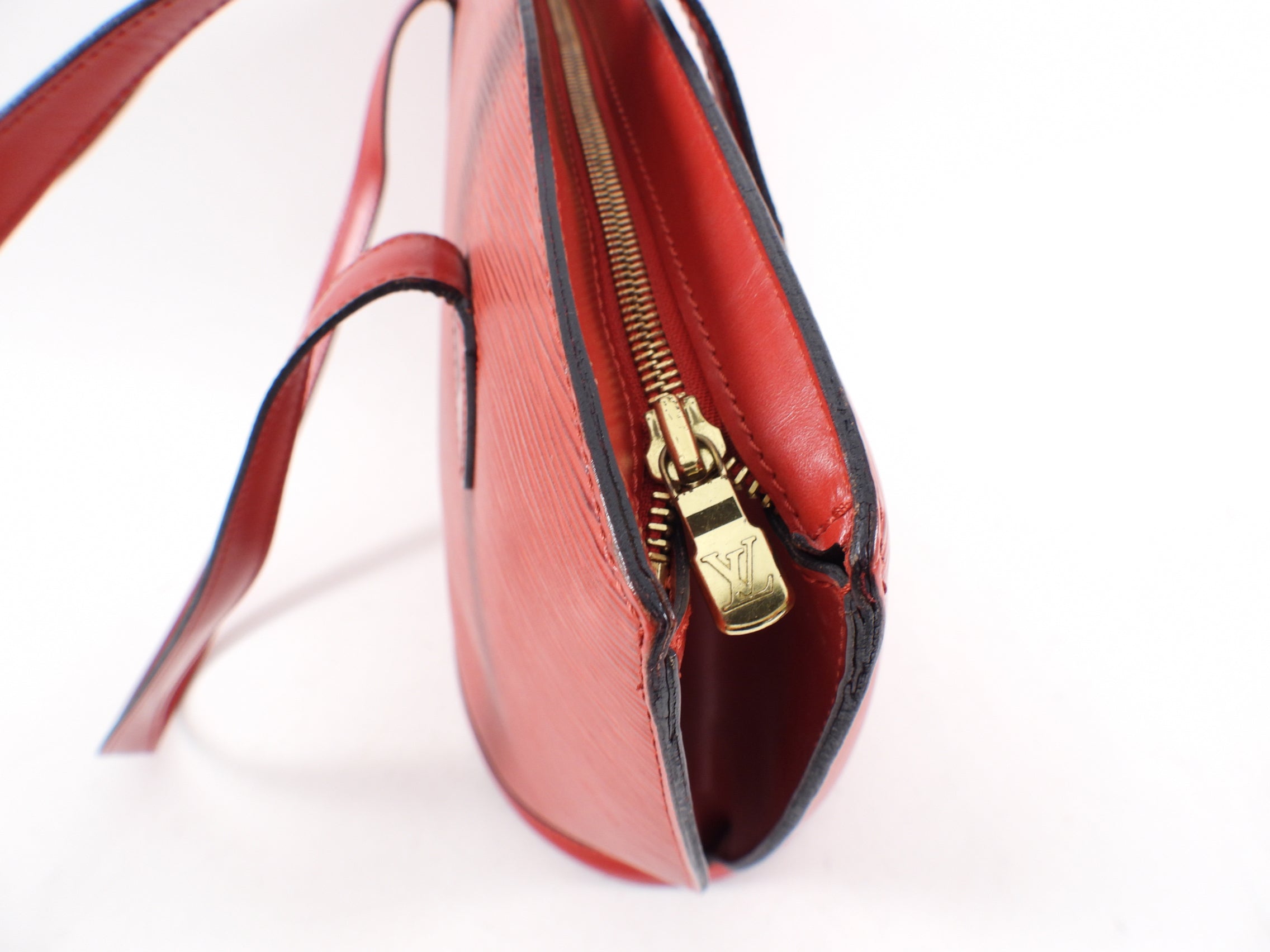 Louis Vuitton Vintage 1996 Red Epi Leather Saint Jacques GM Tote Bag
