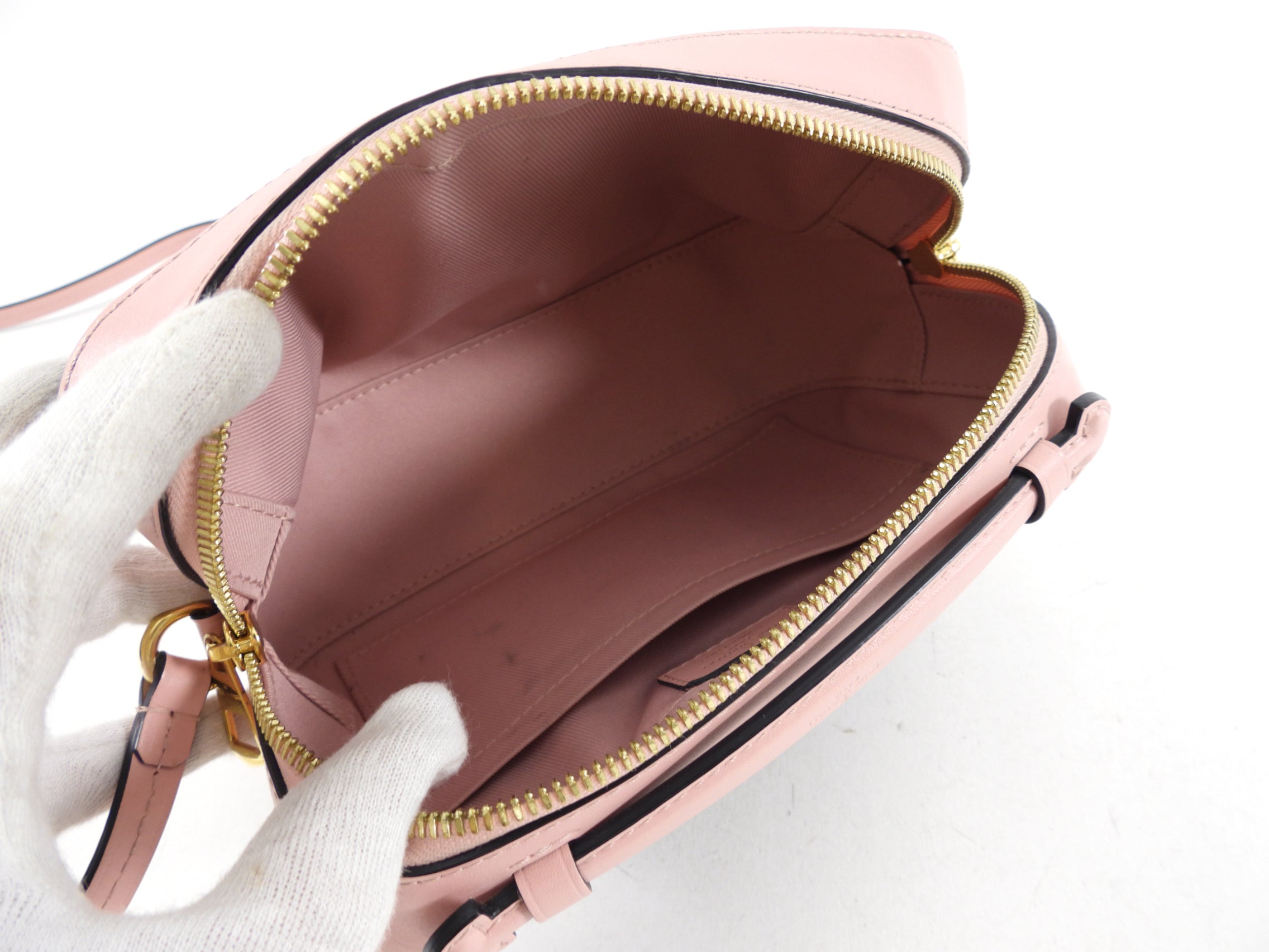 Louis Vuitton Saintonge Monogram Canvas and Pink Leather Crossbody Bag