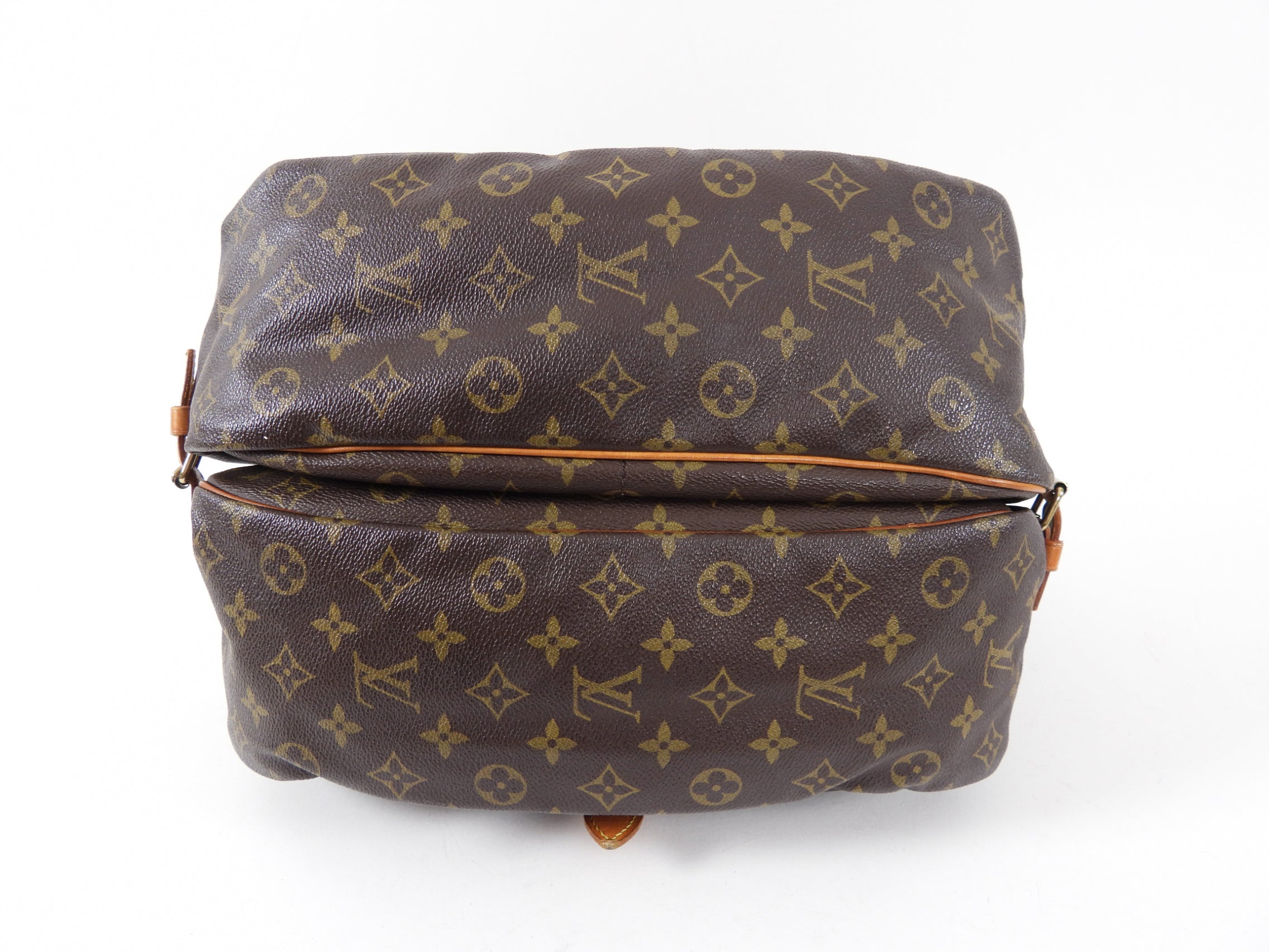 Louis Vuitton Vintage Monogram Saumur 35 Double Satchel Bag
