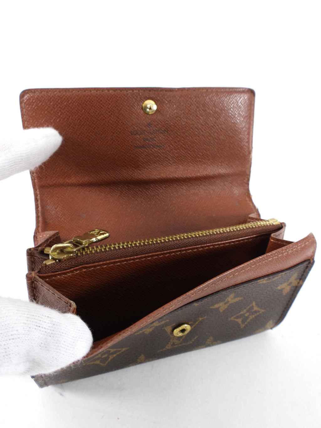 Louis Vuitton Monogram Canvas Small Snap Wallet