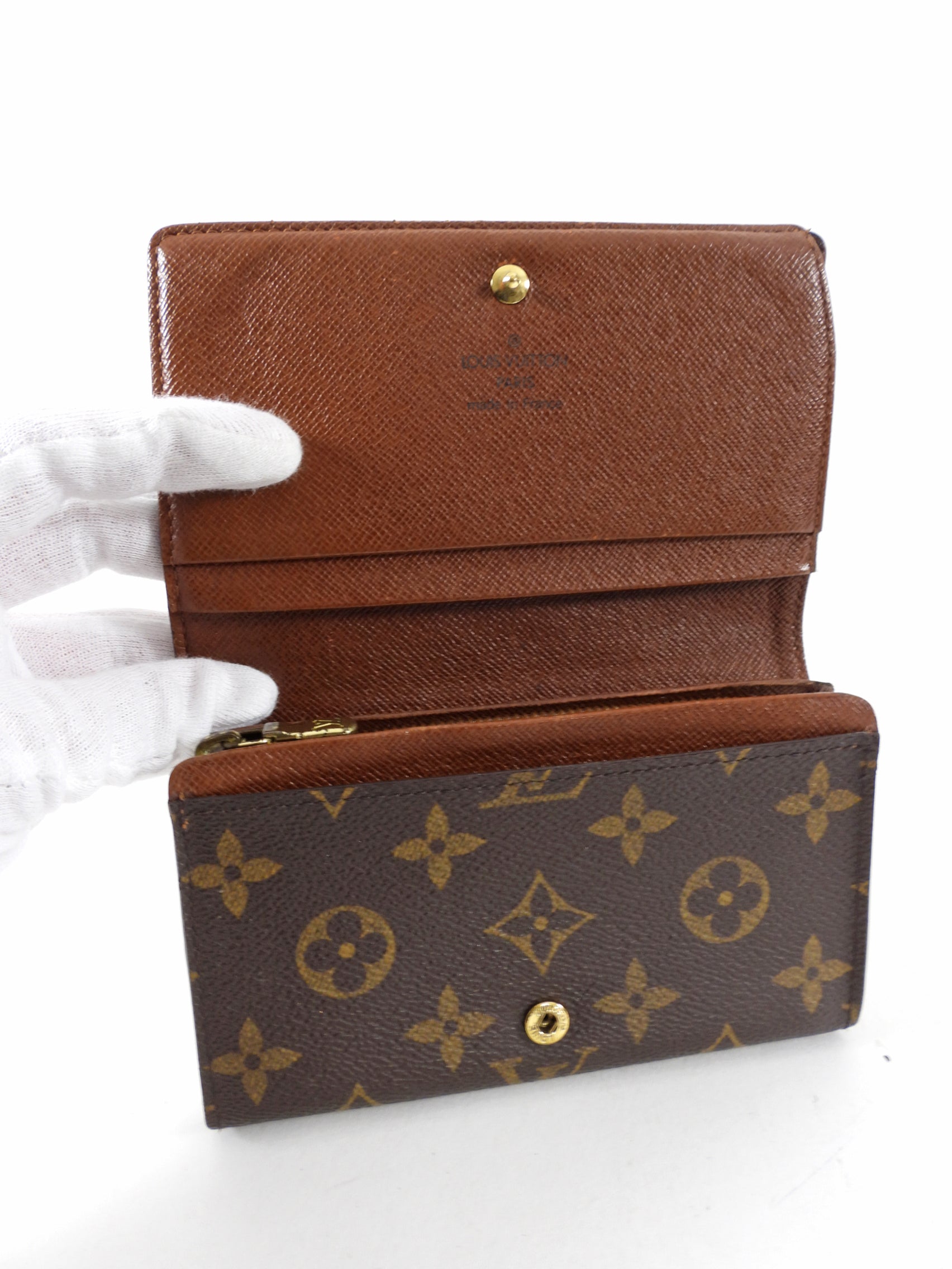 Louis Vuitton Monogram Canvas Vintage Snap Wallet