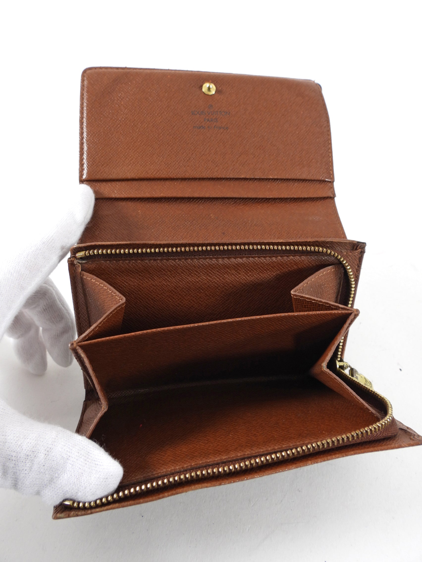 Louis Vuitton Monogram Canvas Vintage Snap Wallet
