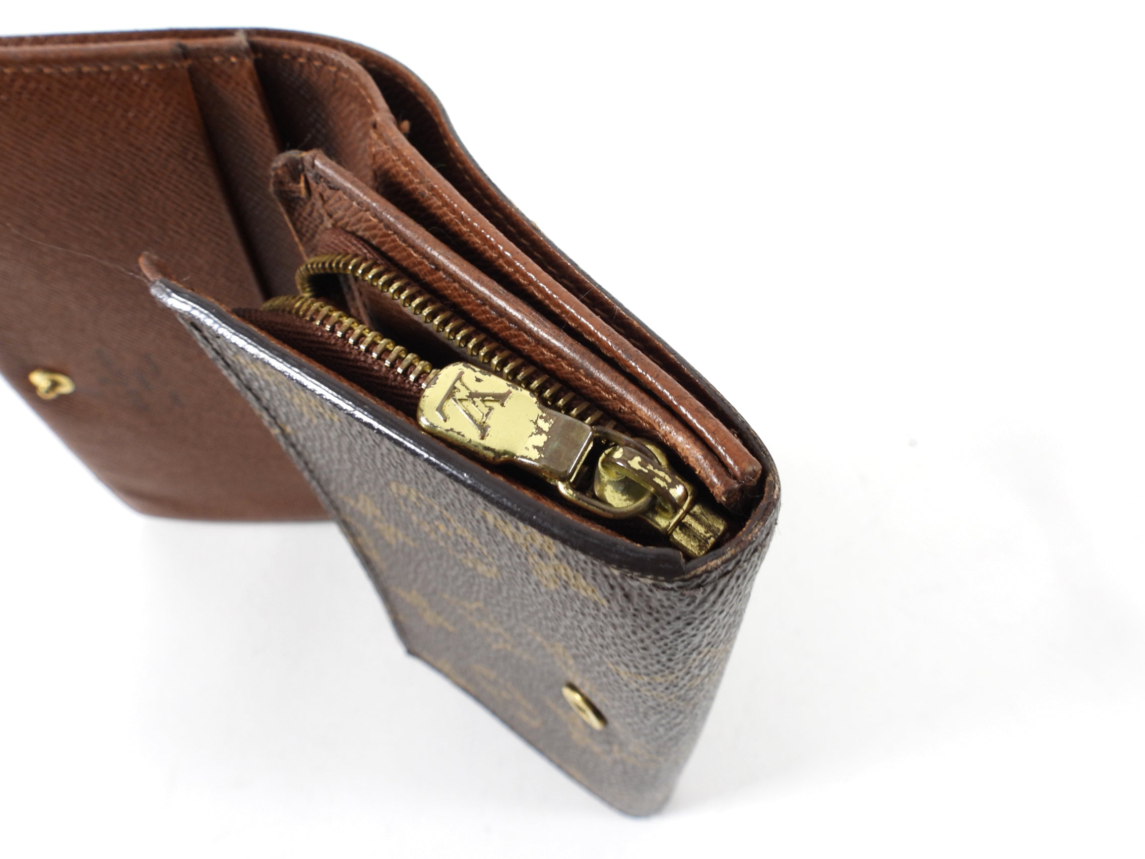 Louis Vuitton Monogram Canvas Vintage Snap Wallet