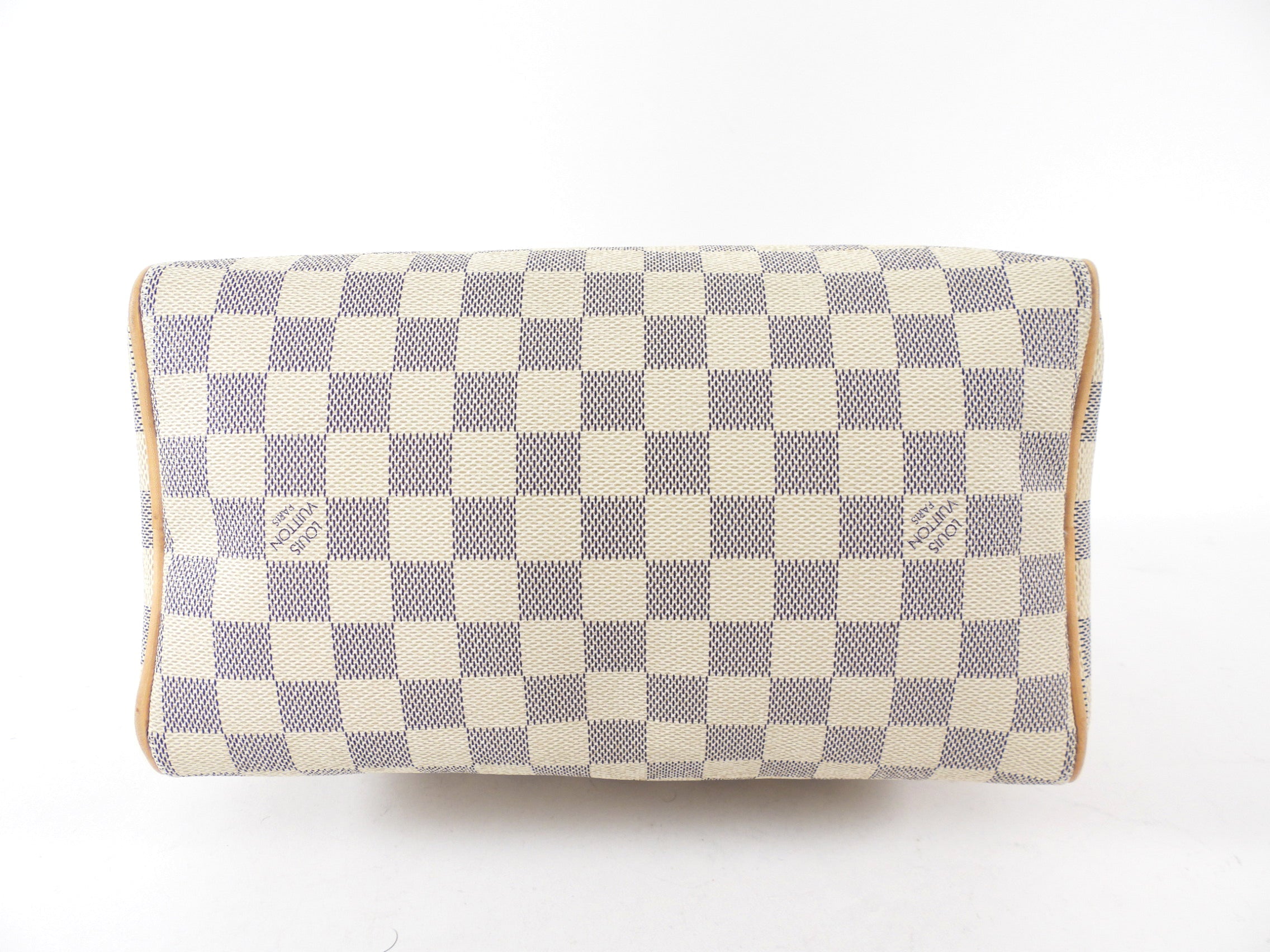 Louis Vuitton Vintage 2007 Speedy 25 Damier Azur Bag