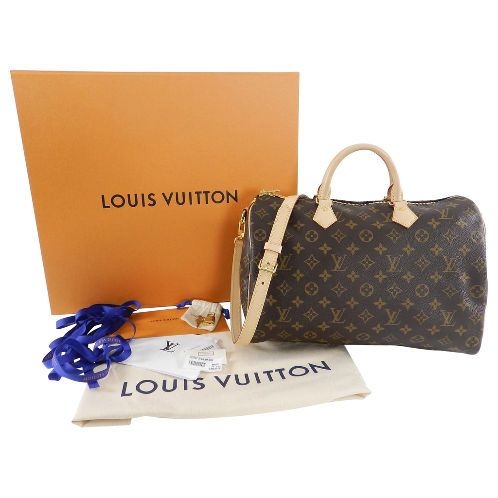 Louis Vuitton Monogram Canvas Speedy Bandouliere 35
