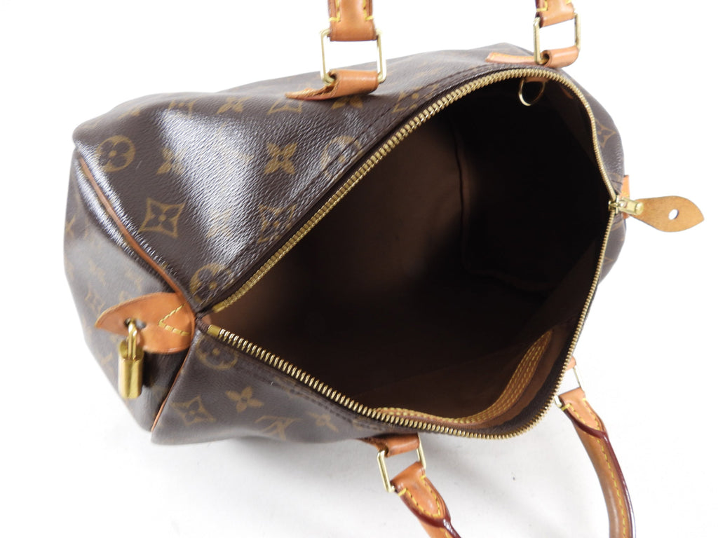 Louis Vuitton Monogram Speedy 35 Boston Bag