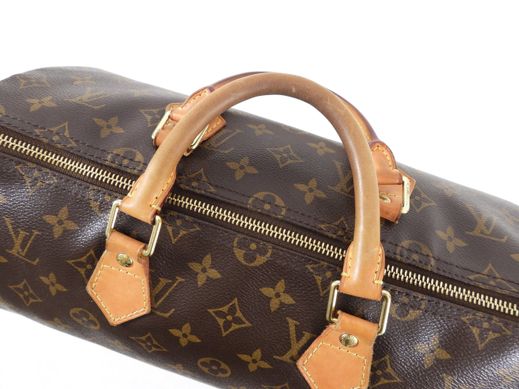 Louis Vuitton Monogram Speedy 35 Boston Bag