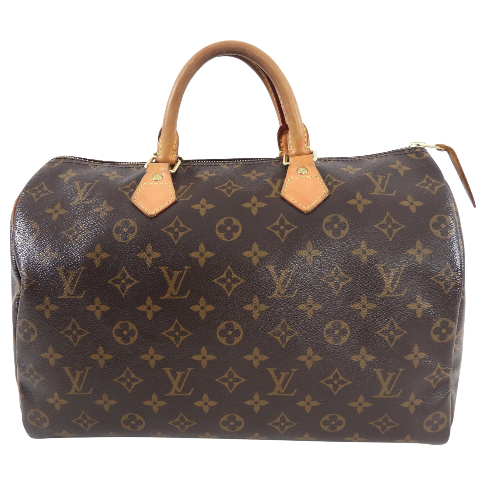 Louis Vuitton Monogram Speedy 35 Boston Bag