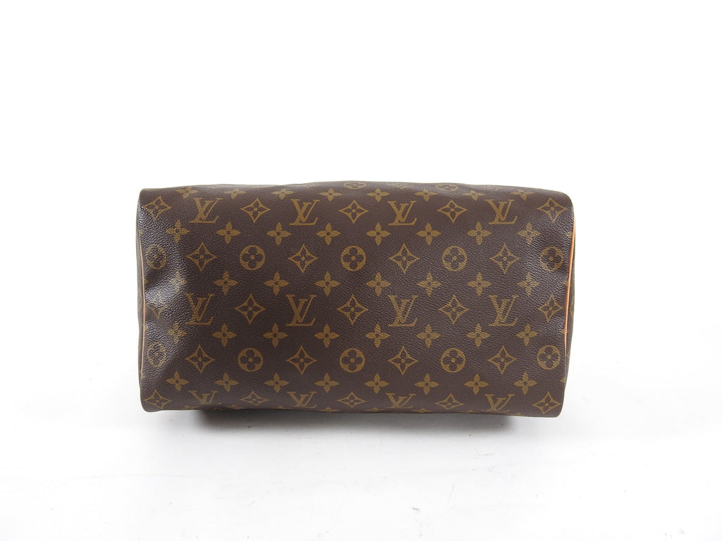 Louis Vuitton Vintage 1996 Monogram Speedy 35 With Shoulder Strap