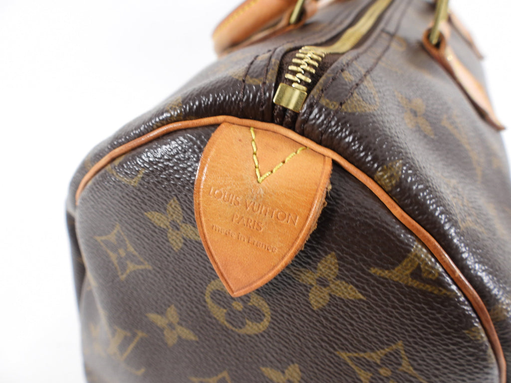 Louis Vuitton Monogram Speedy 35 Boston Bag