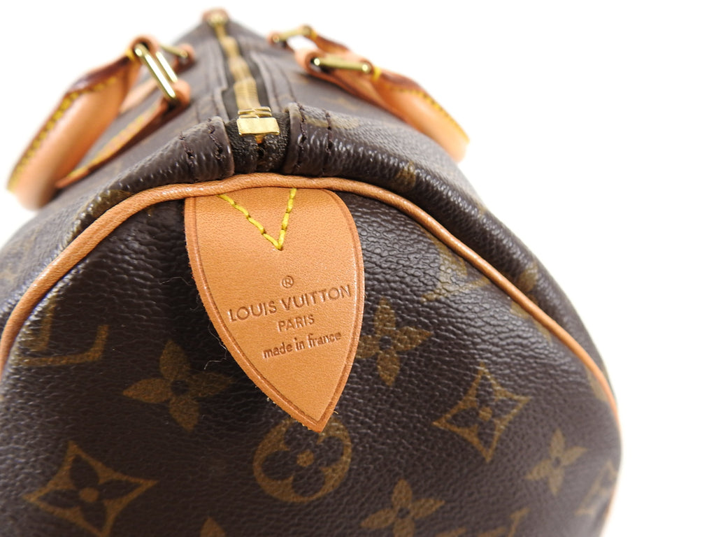 Louis Vuitton Vintage 1996 Monogram Speedy 35 With Shoulder Strap