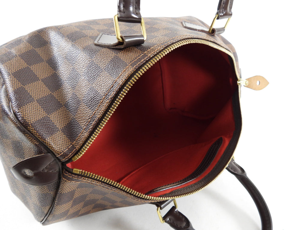 Louis Vuitton Damier Ebene Speedy 35 Bag