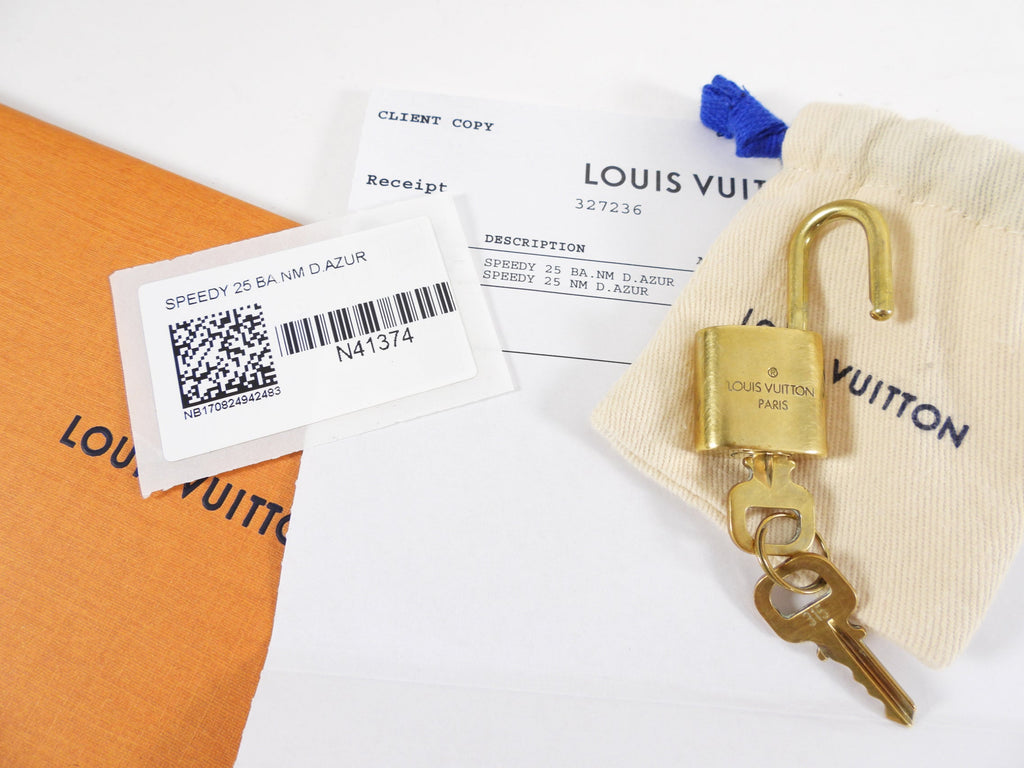 Louis Vuitton Damier Azur Speedy 25 Bandouliere Bag