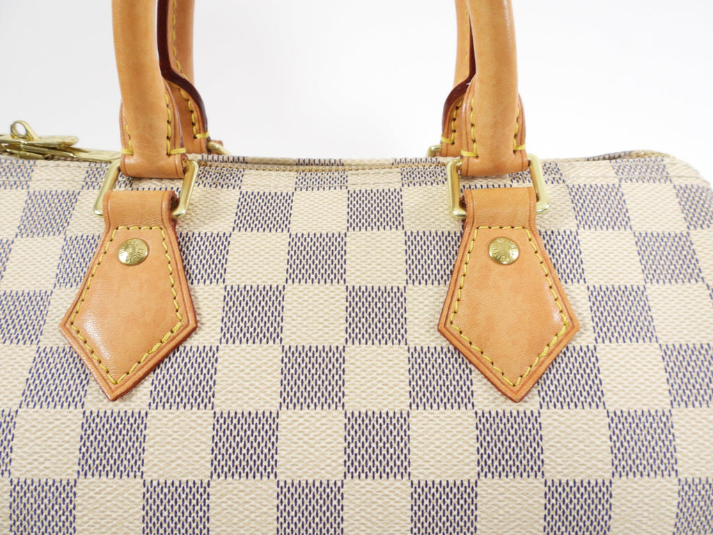 Louis Vuitton Damier Azur Speedy 25 Bandouliere Bag