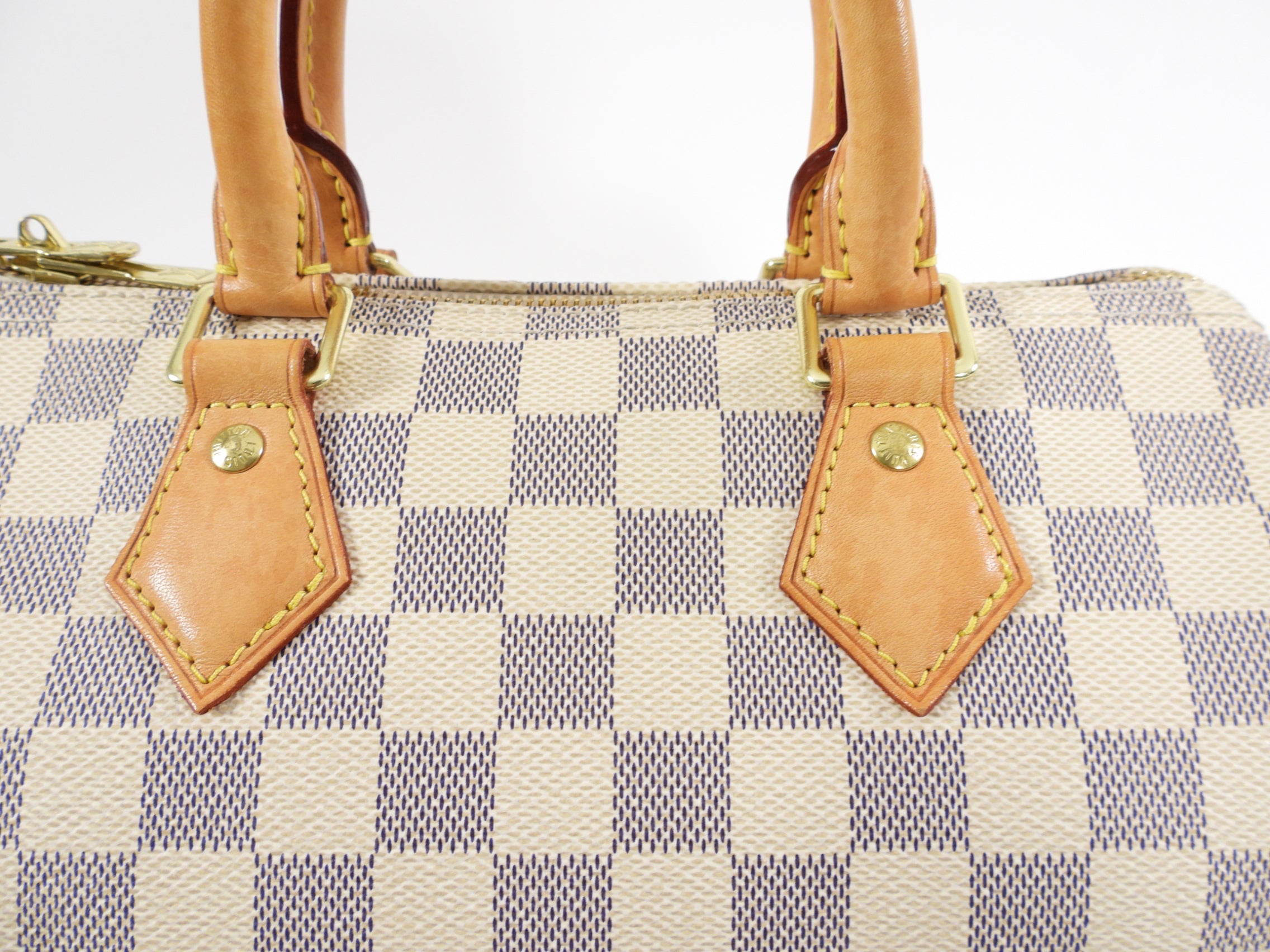 Louis Vuitton Damier Azur Speedy 25 Bandouliere Bag
