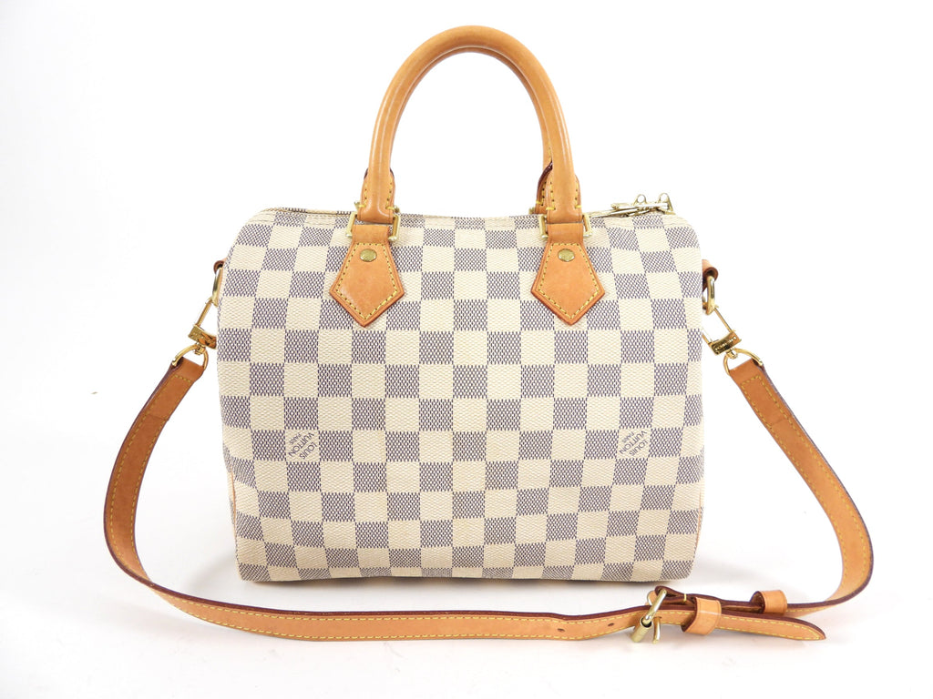 Louis Vuitton Damier Azur Speedy 25 Bandouliere Bag