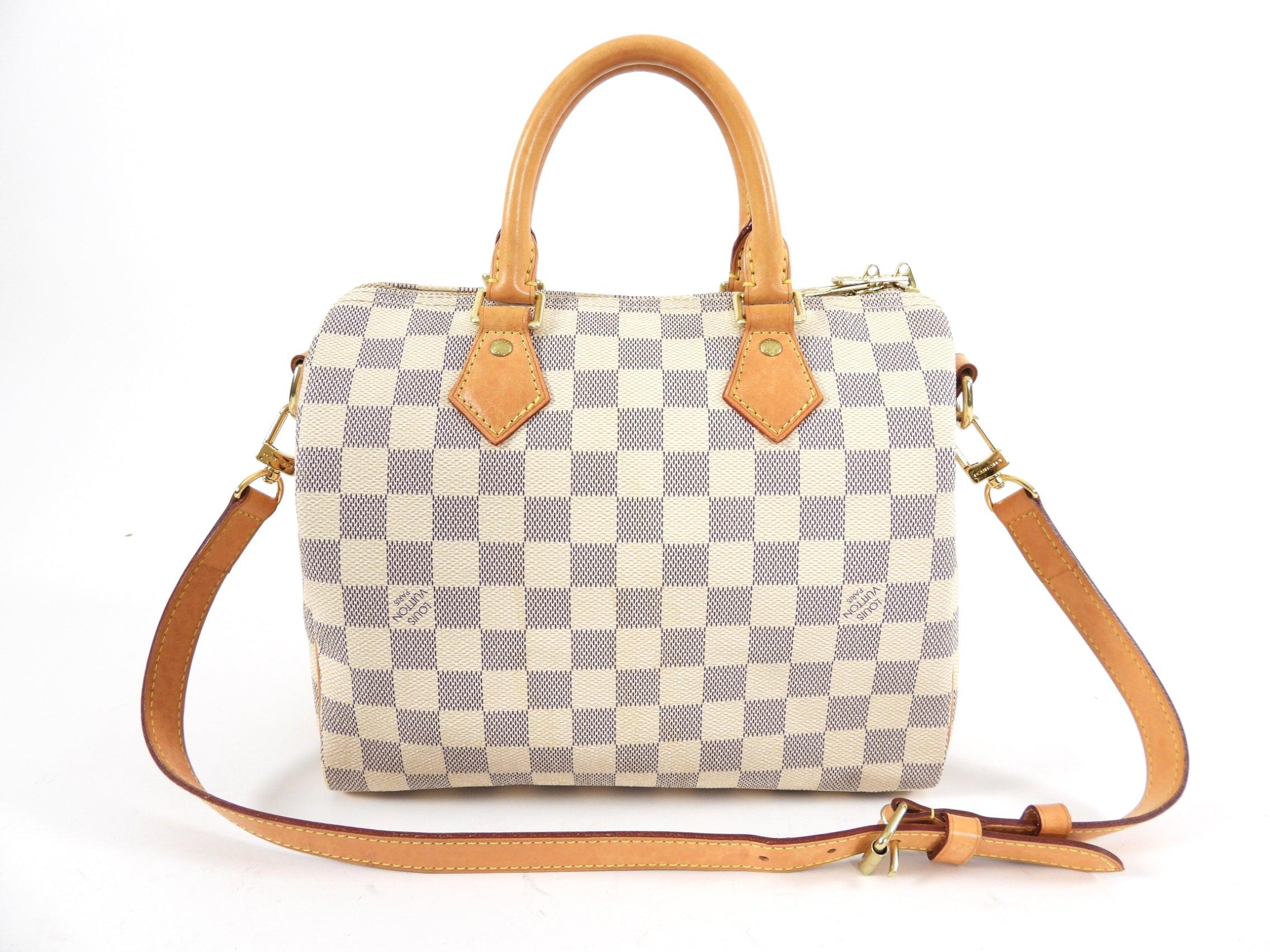 Louis Vuitton Damier Azur Speedy 25 Bandouliere Bag