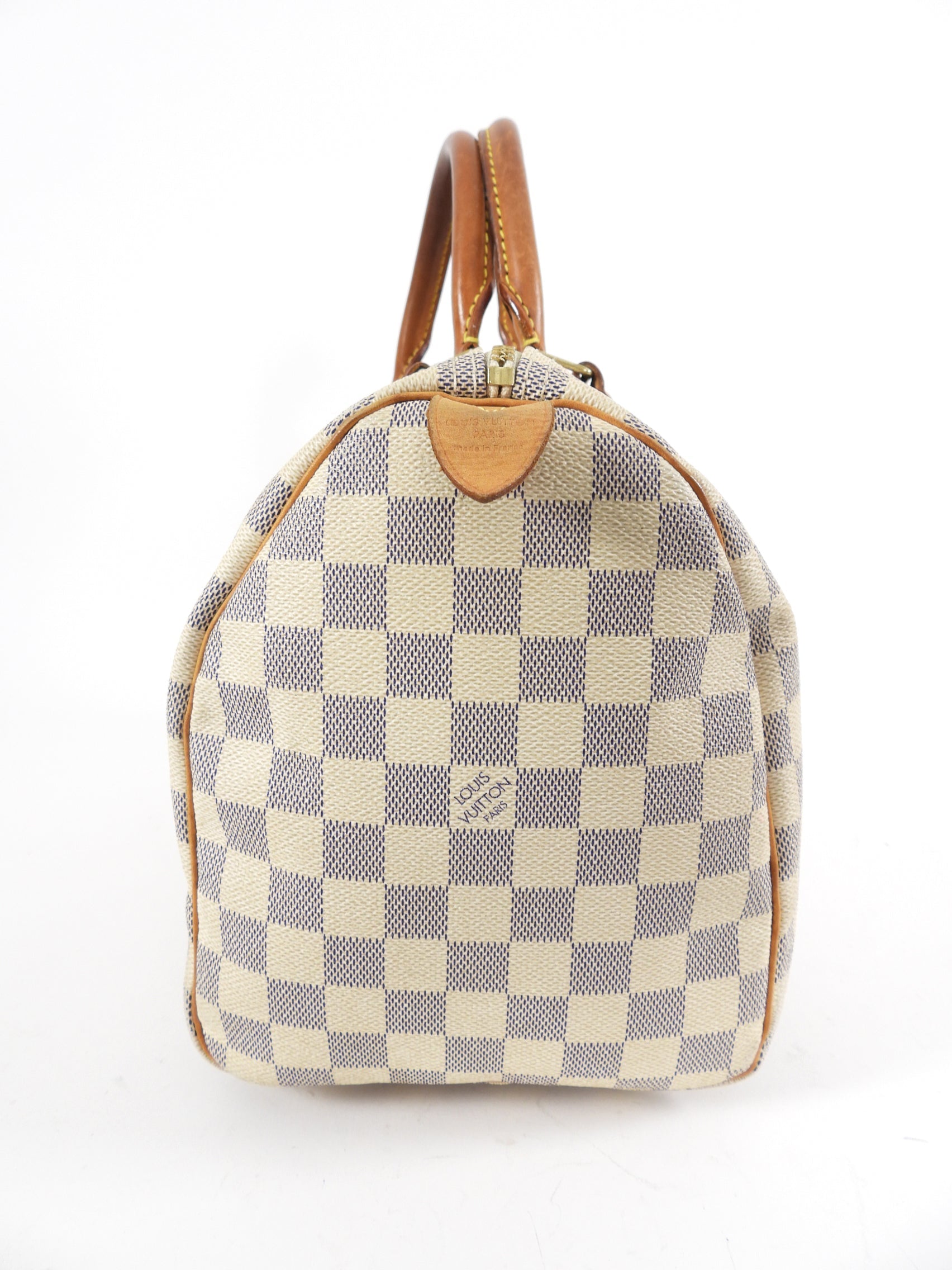 Louis Vuitton Damier Azur Speedy 30 Boston Bag